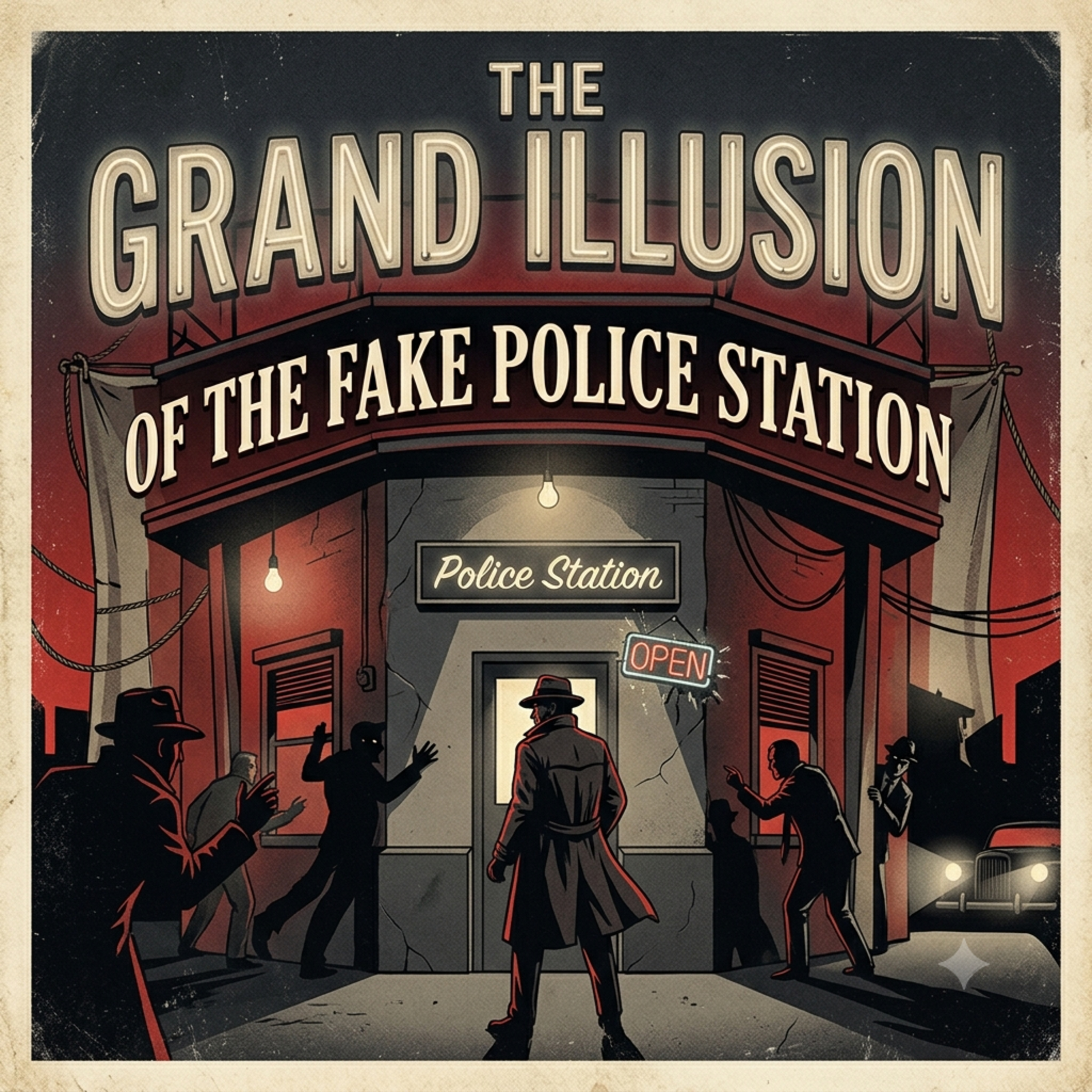 The Grand Illusion of the Fake Police Station episode artwork
