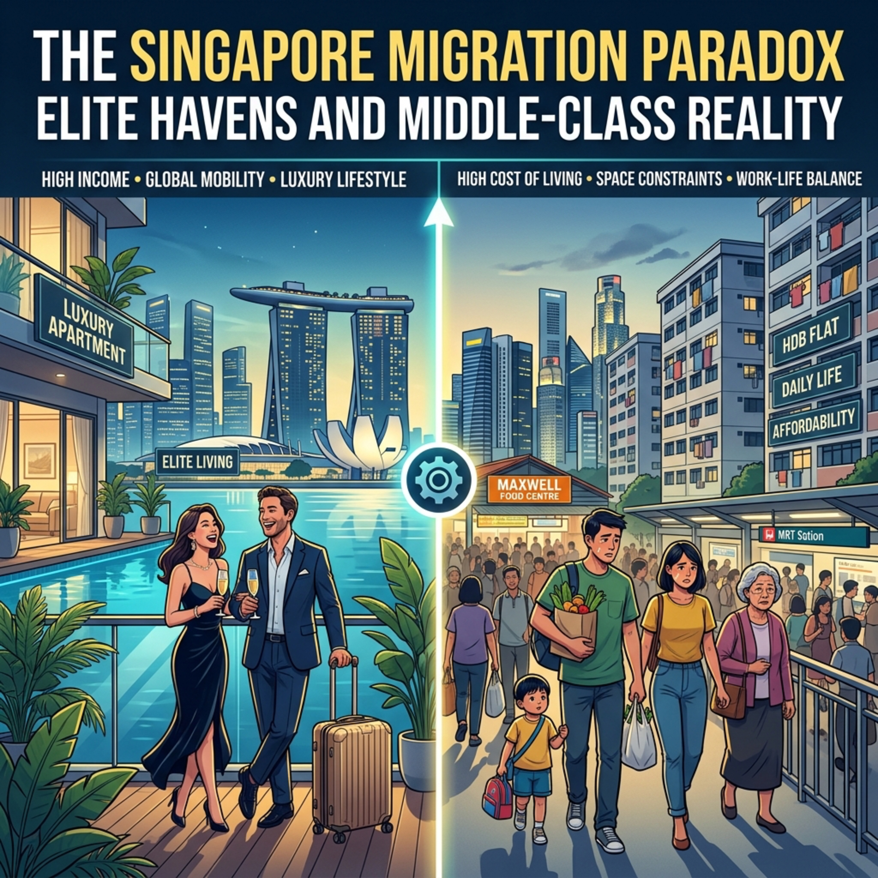The Singapore Migration Paradox: Elite Havens and Middle-Class Reality