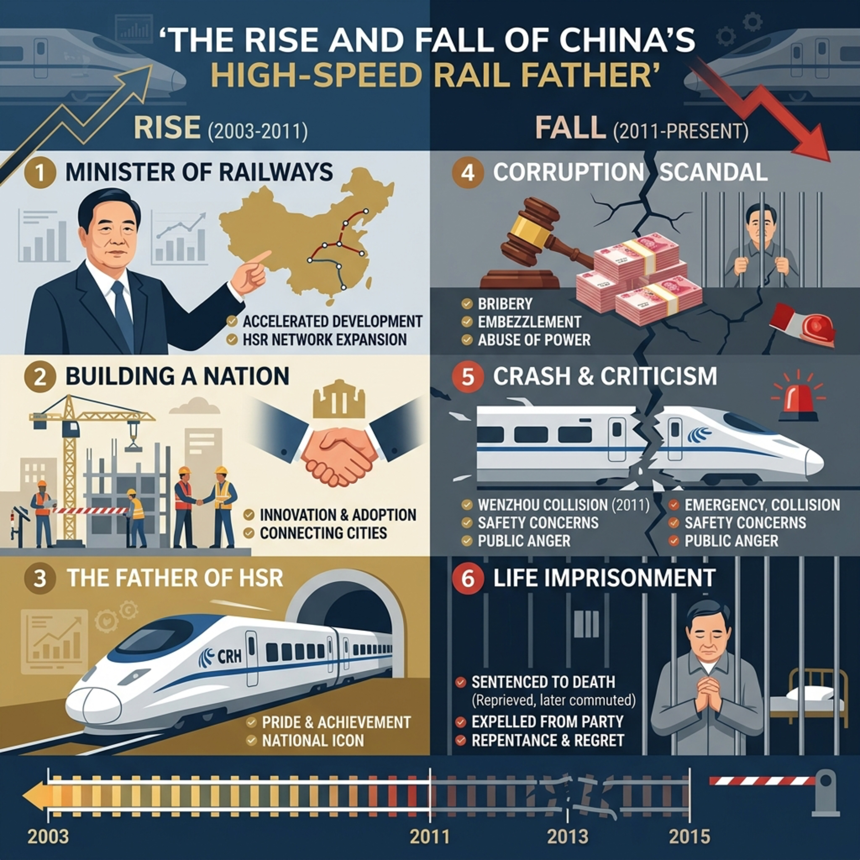 The Rise and Fall of China’s High-Speed Rail Father