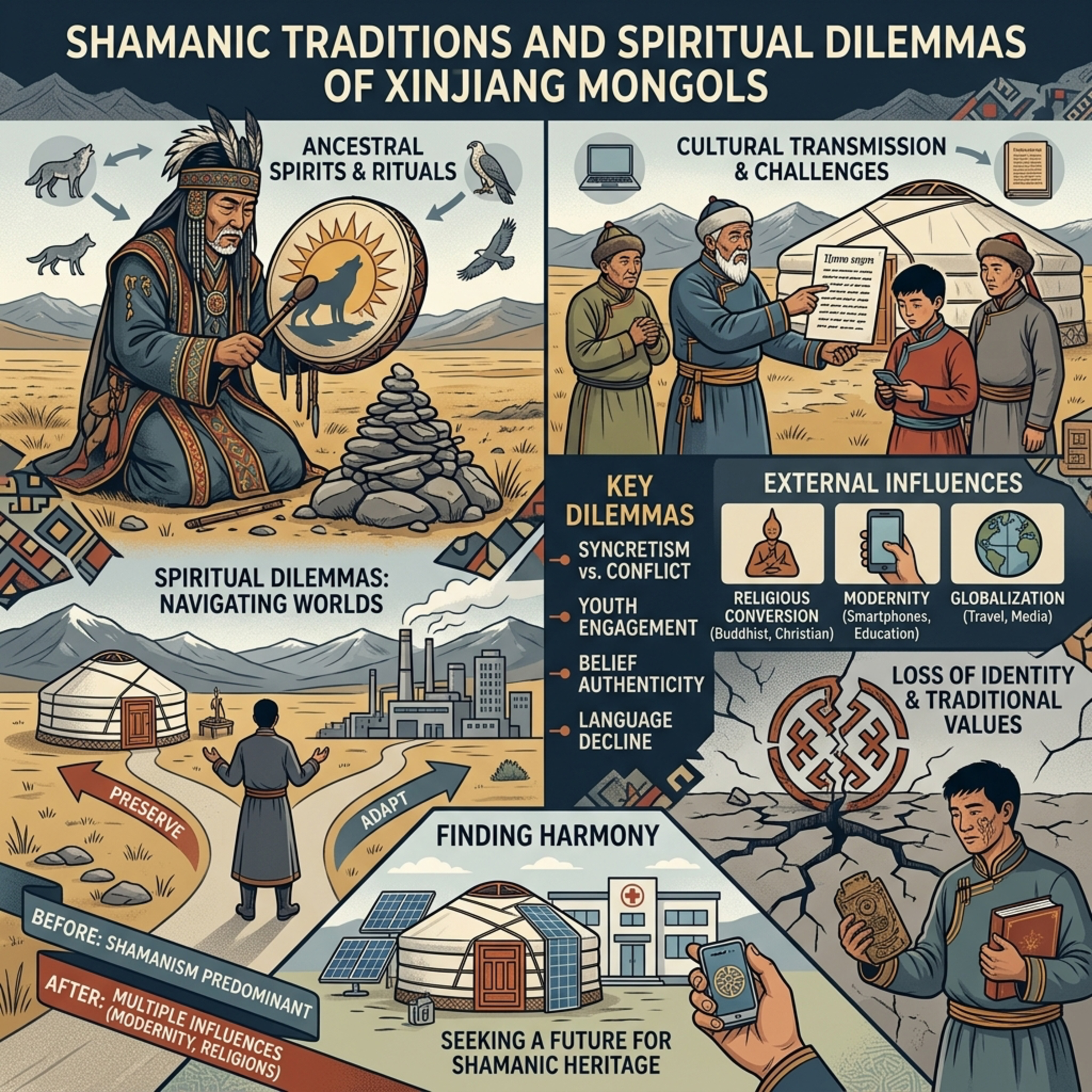 Shamanic Traditions and Spiritual Dilemmas of Xinjiang Mongols