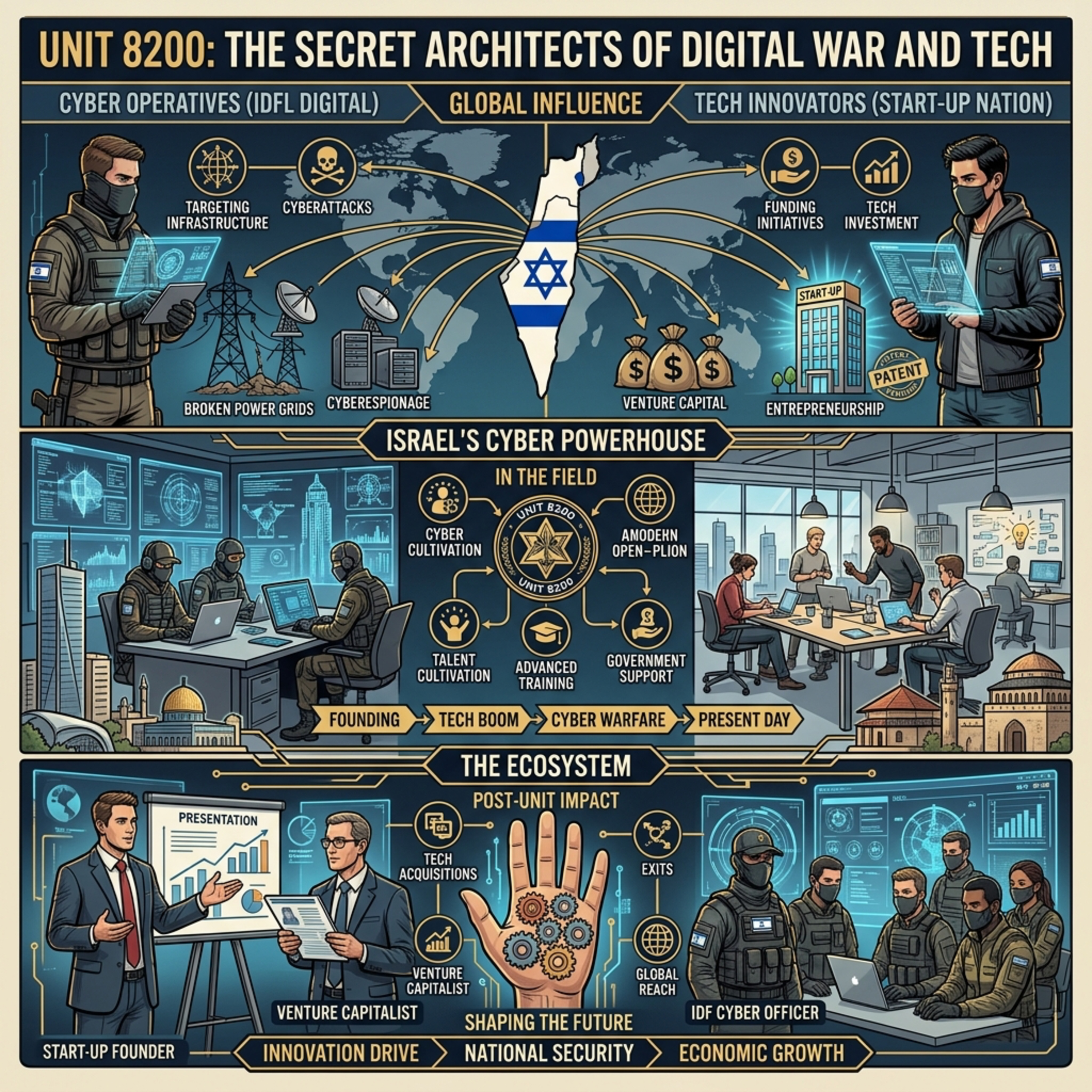 Unit 8200: The Secret Architects of Digital War and Tech