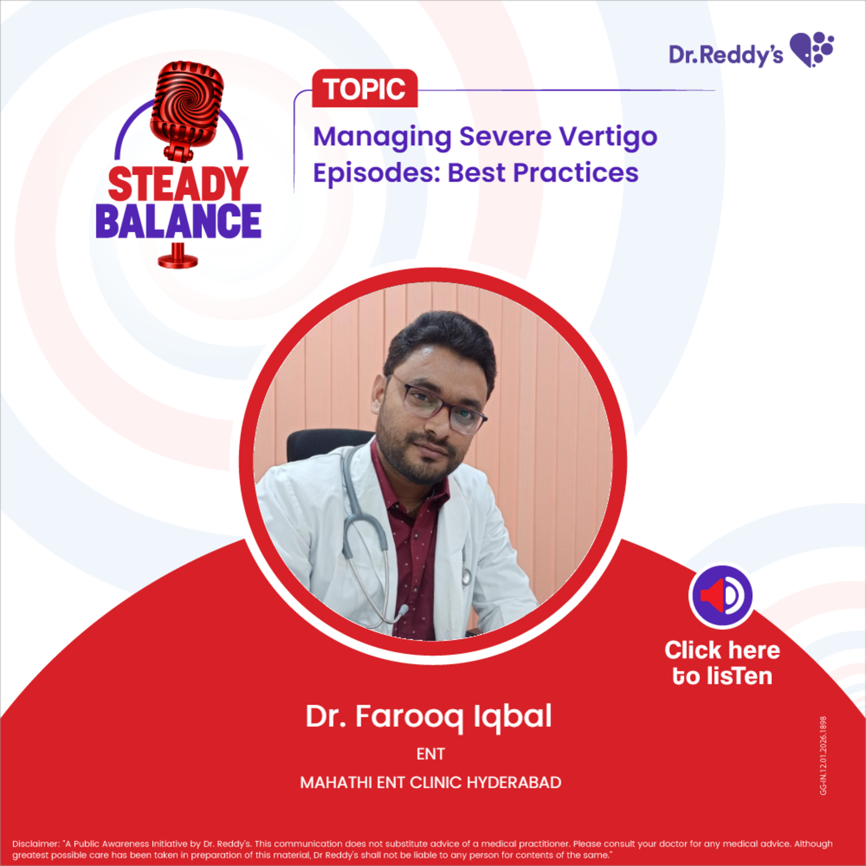 Managing Severe Vertigo Episodes: Best Practices || Dr. Farooq Iqbal episode artwork