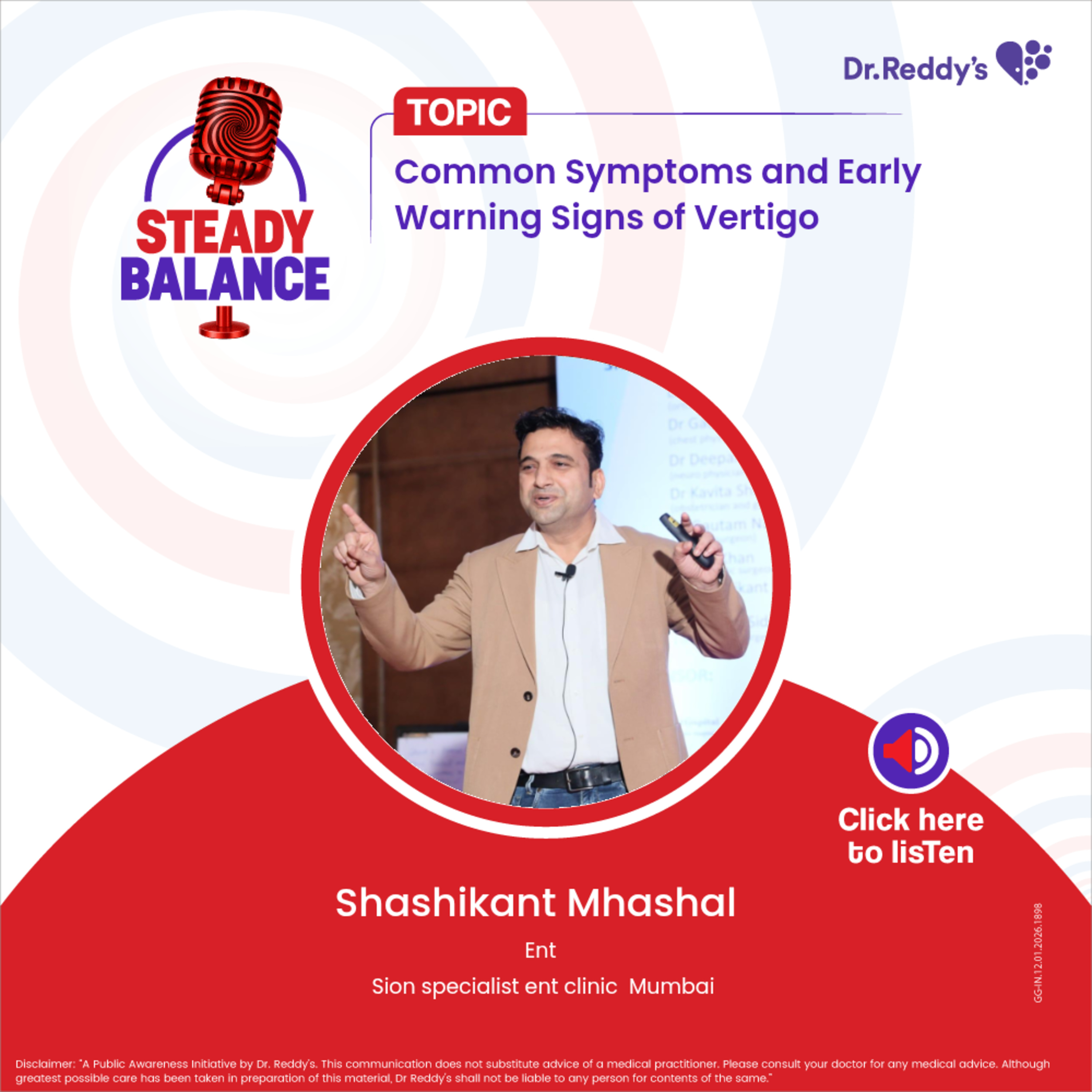 Common Symptoms and Early Warning Signs of Vertigo || Dr. Shashikant Mhashal episode artwork