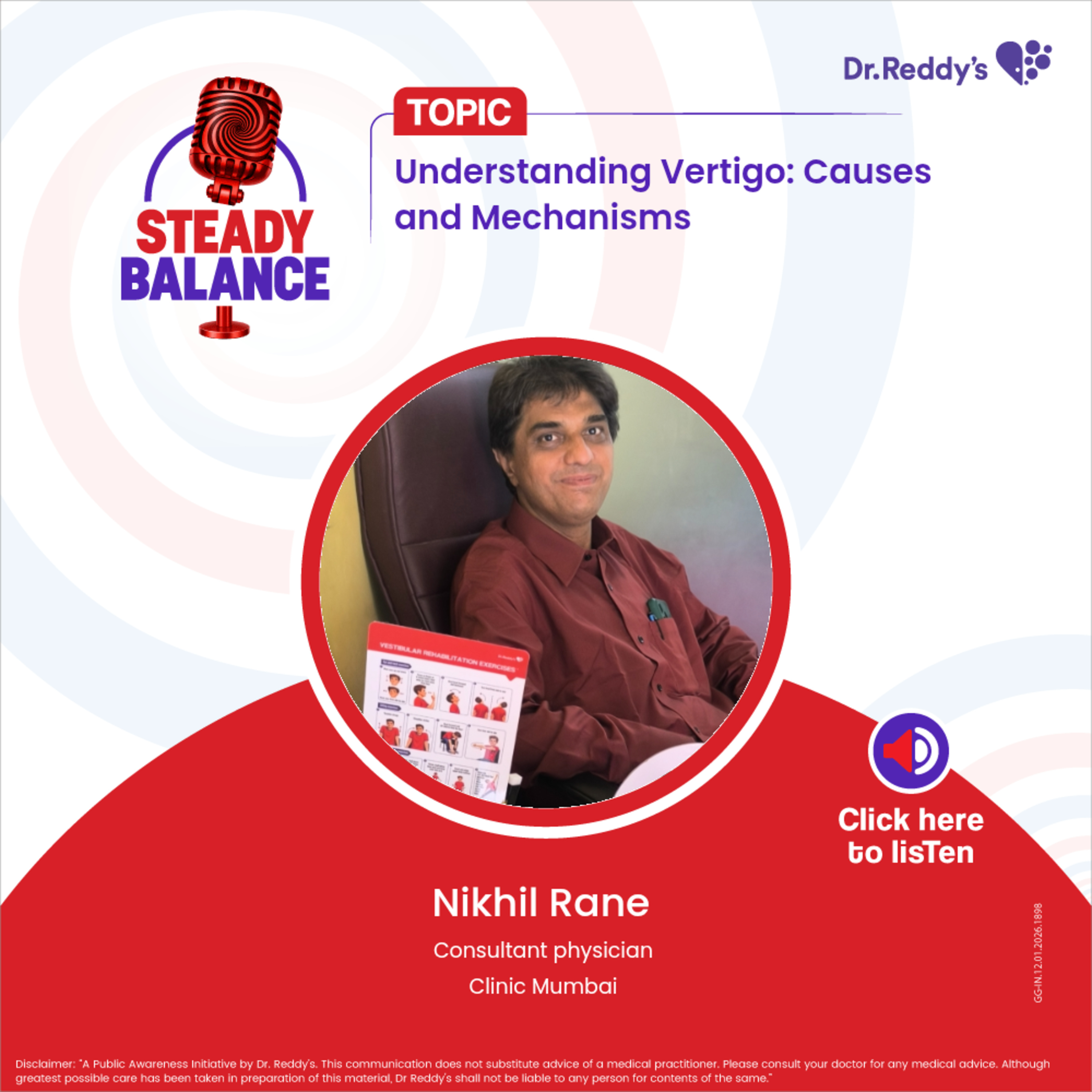 Understanding Vertigo: Causes and Mechanisms || Dr. Nikhil Rane episode artwork