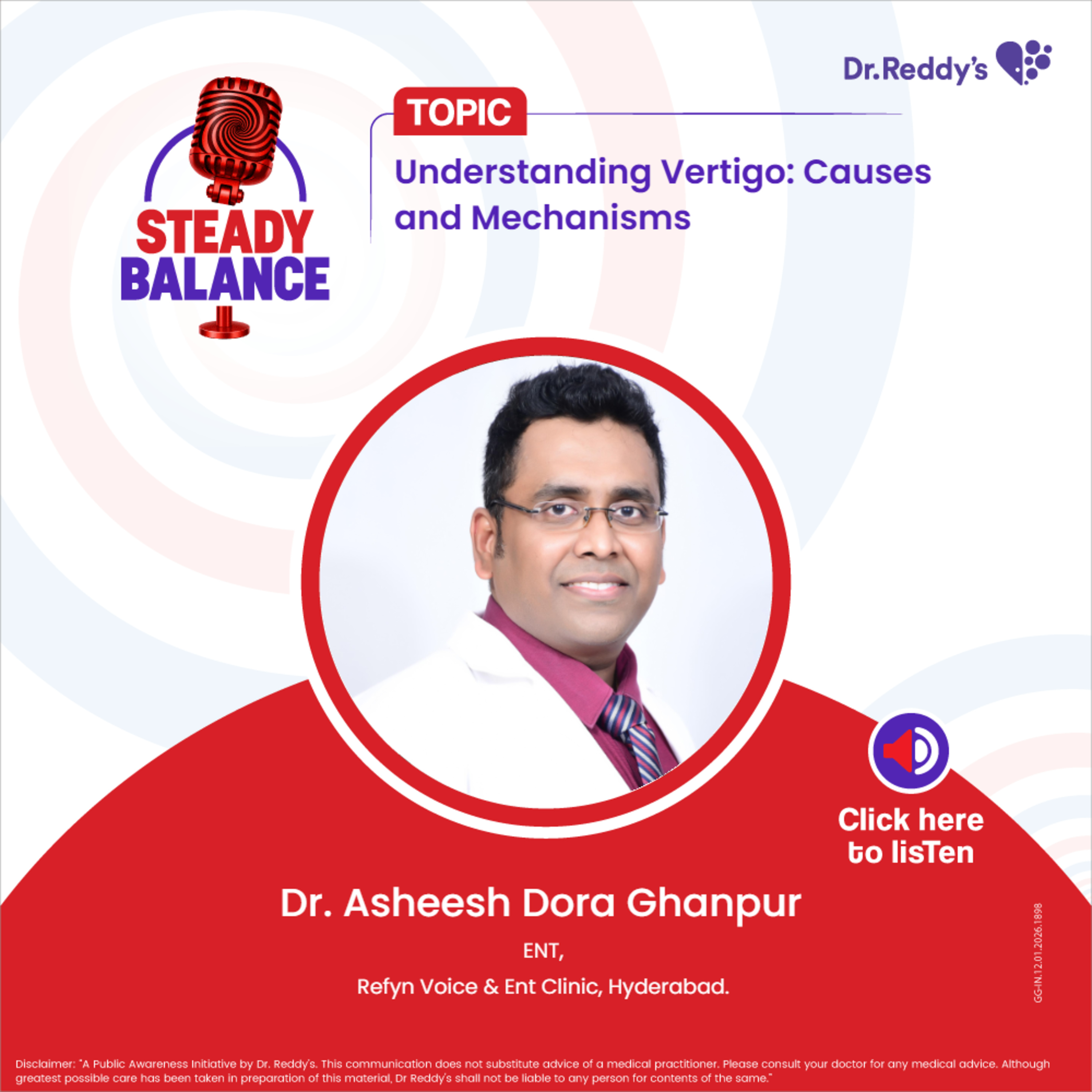 Understanding Vertigo: Causes and Mechanisms || Dr. Asheesh Dora Ghanpur episode artwork