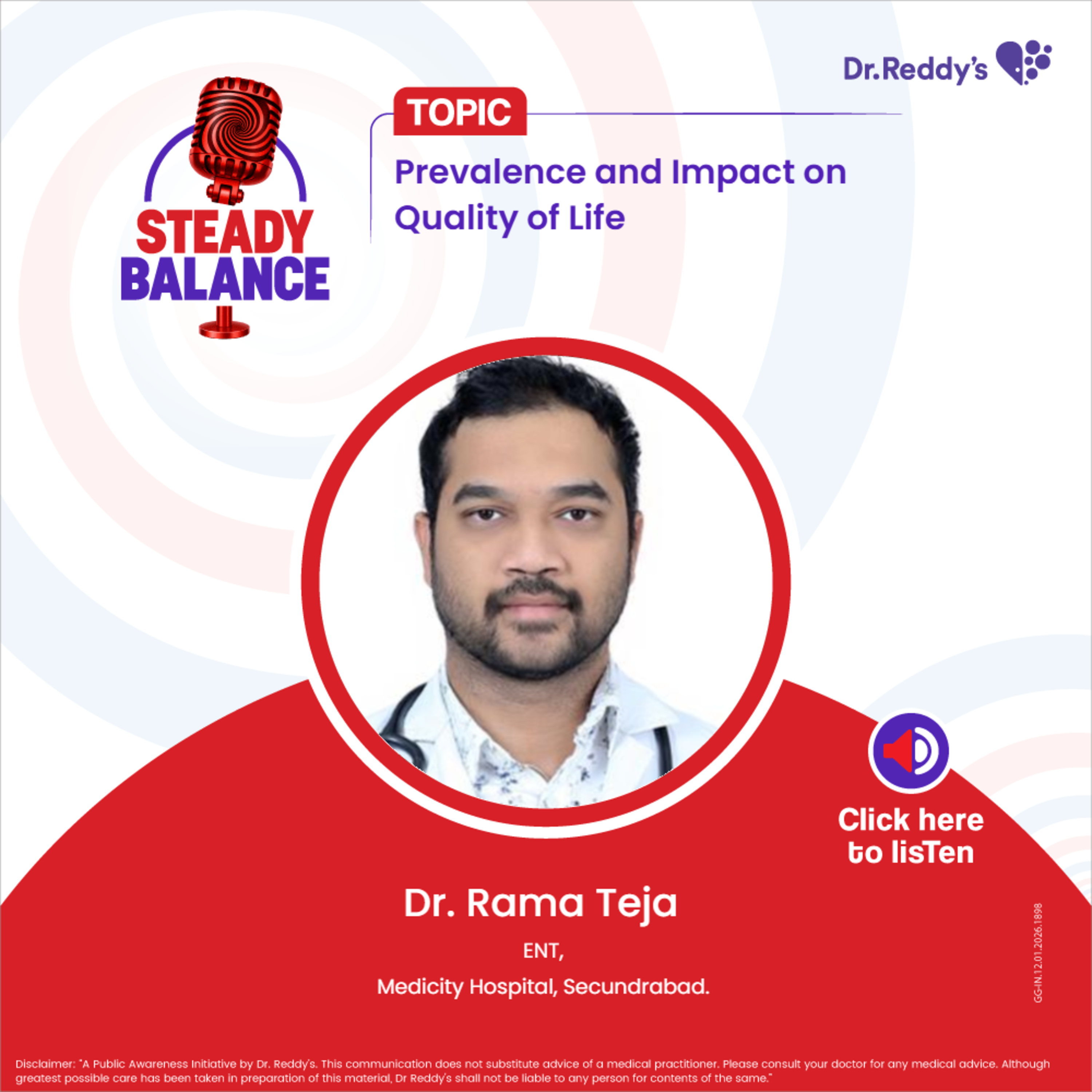 Prevalence and Impact on Quality of Life || Dr. Rama Teja episode artwork