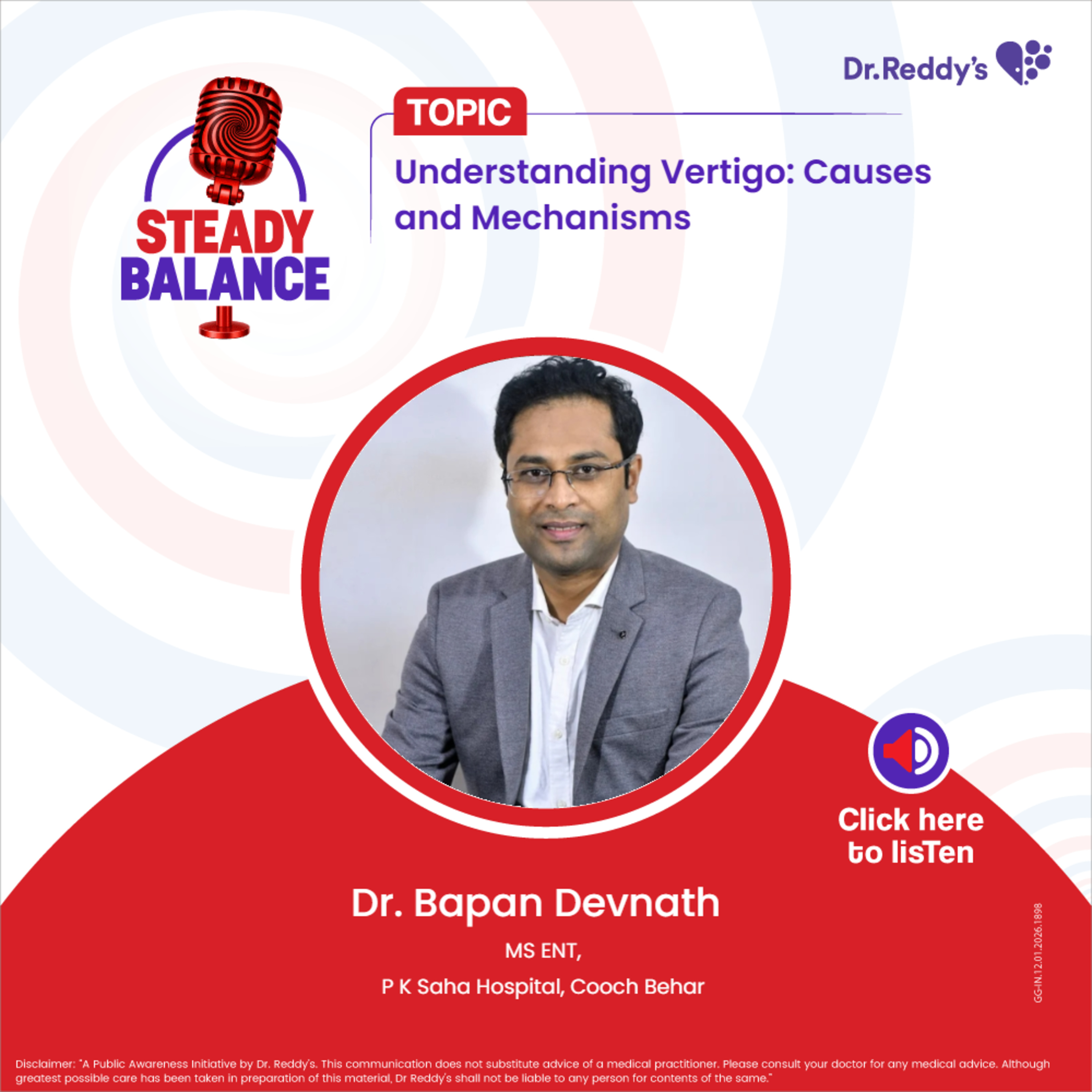 Understanding Vertigo: Causes and Mechanisms || Dr. Bapan Devnath episode artwork
