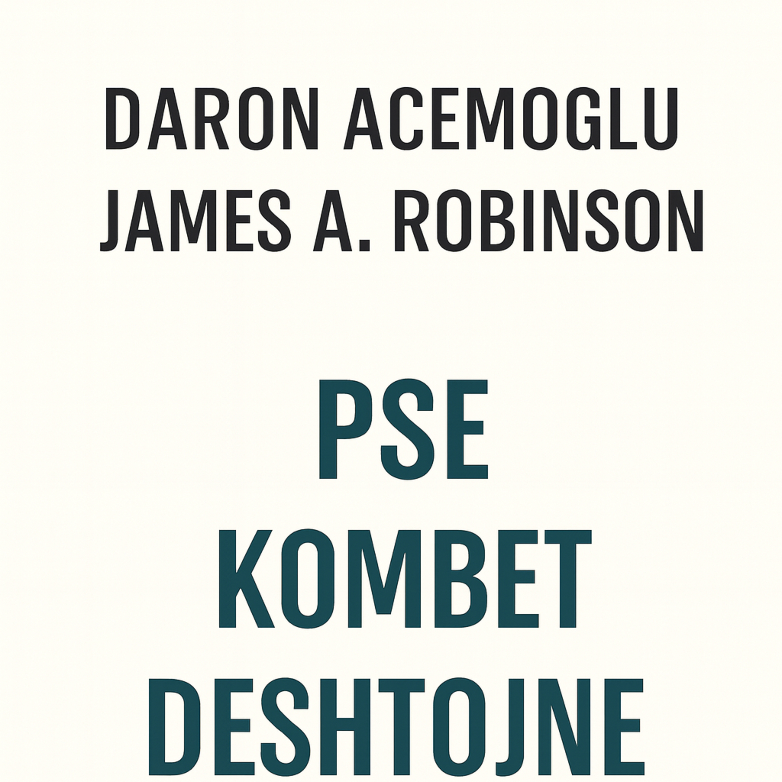 Pse Kombet Dështojnë - Daron Acemoglu & James A. Robinson