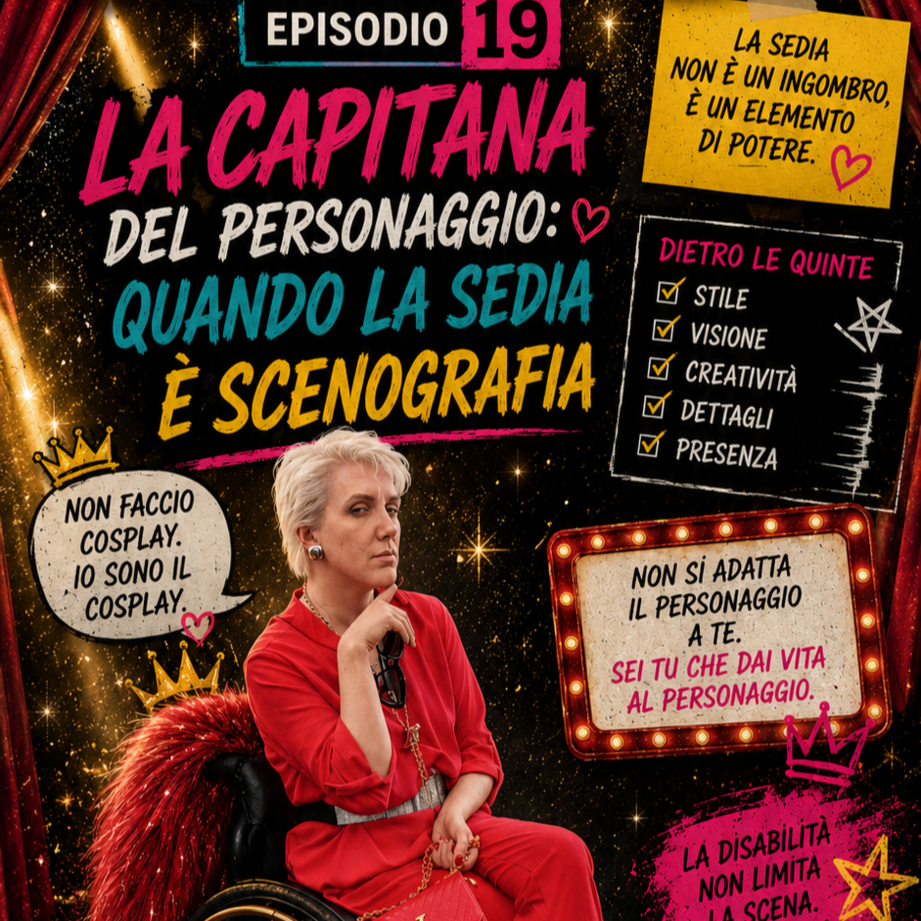 La Capitana del Personaggio: Quando la Sedia è Scenografia episode artwork