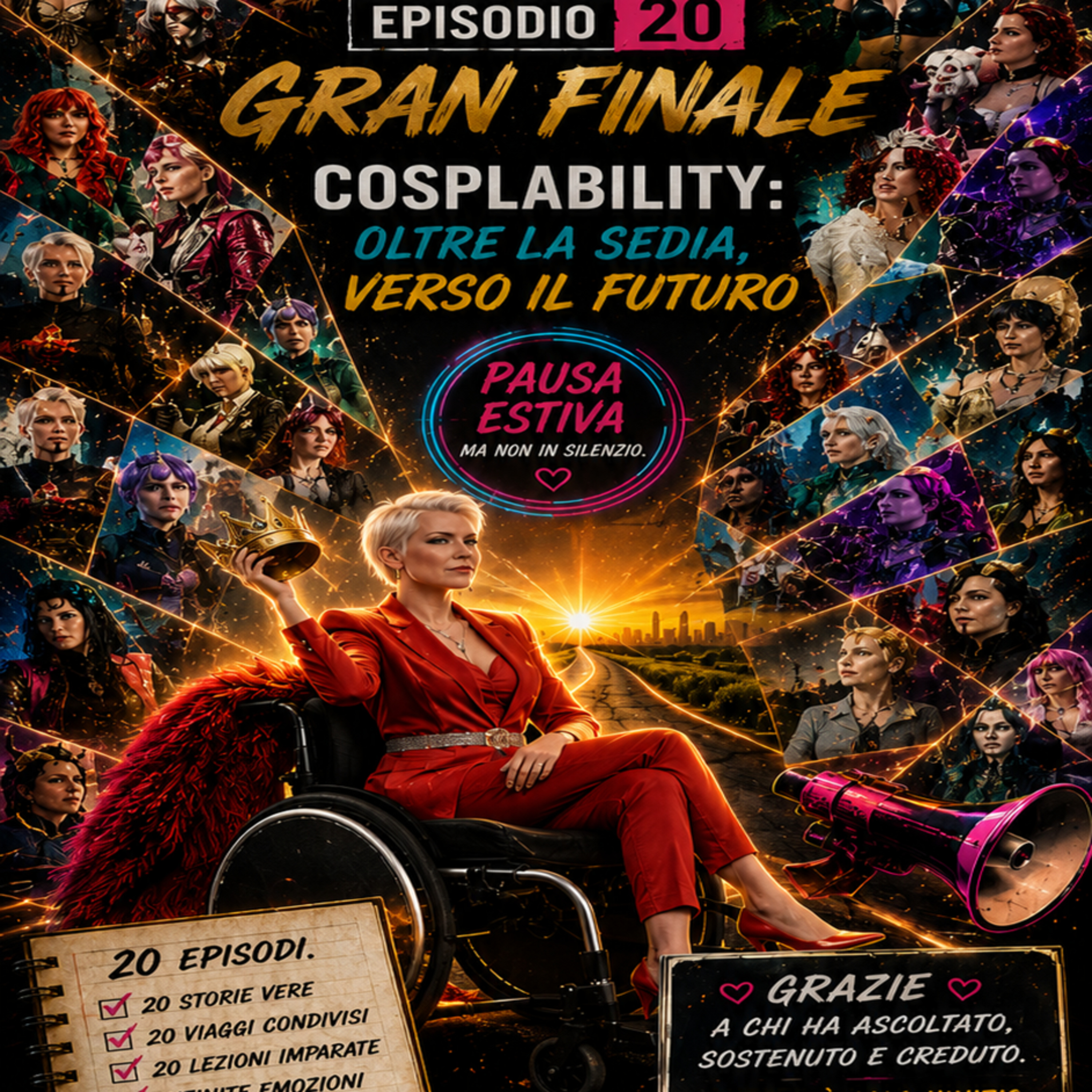 Episodio 20 (Gran Finale): "Cosplability: Oltre la Sedia, Verso il Futuro" episode artwork