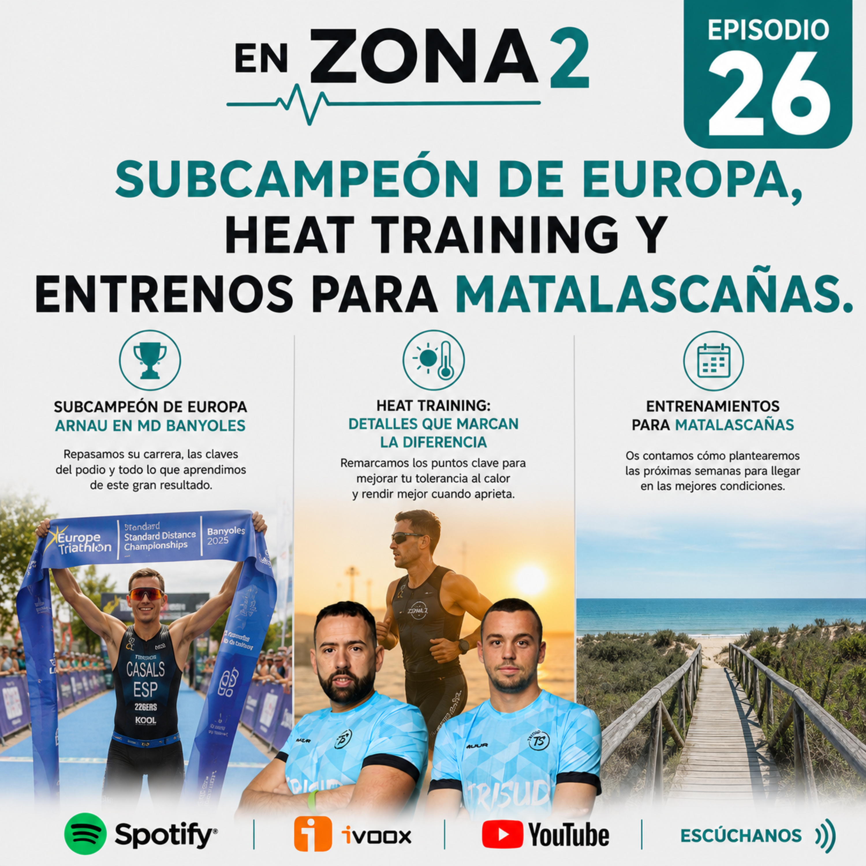 EP26 - SUBCAMPEÓN de Europa en Banyoles y nuestro ROAD TO Matalascañas. | EN ZONA 2 Podcast episode artwork