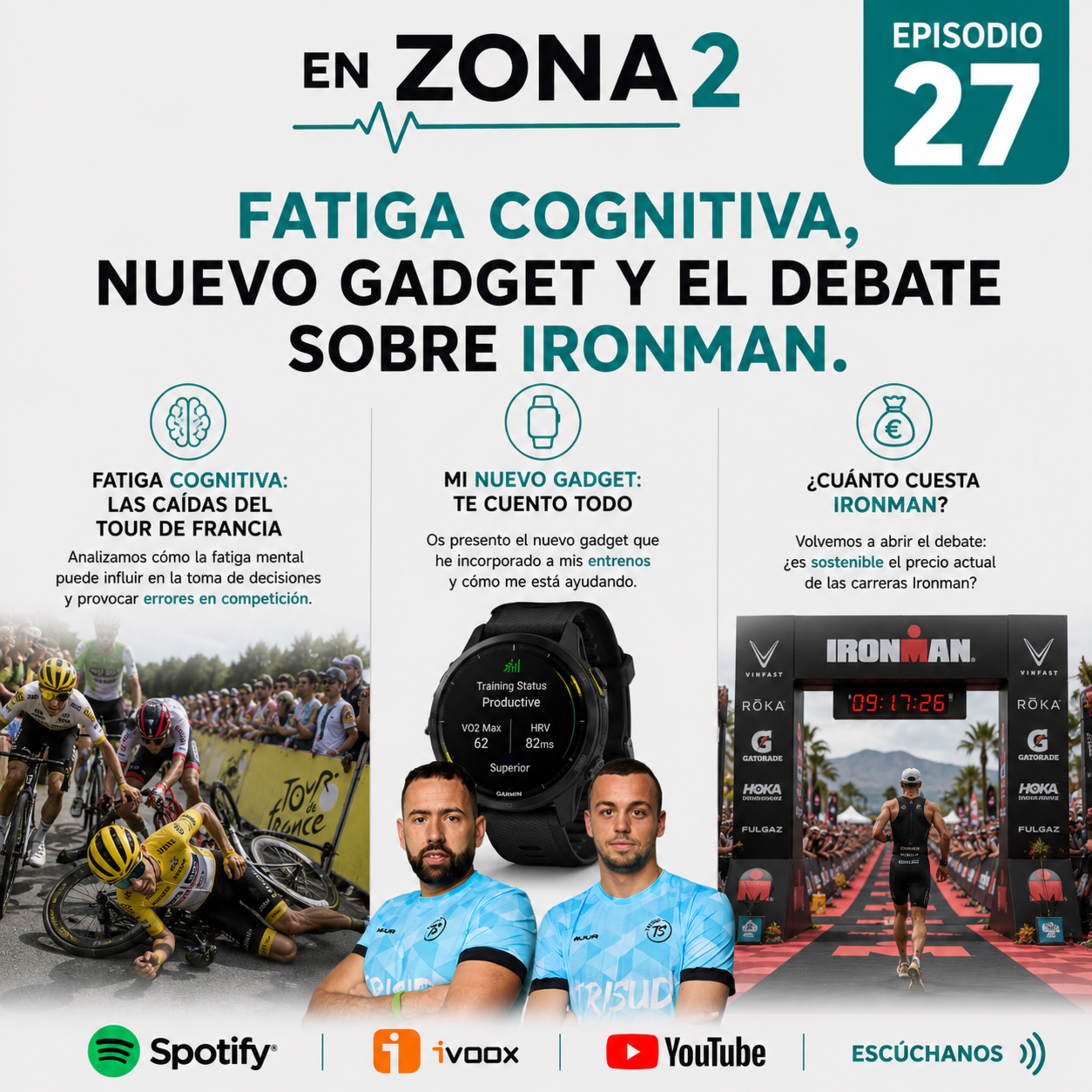 EP27 - ¿Conoces bien tu cuerpo?, así te afecta la fatiga COGNITIVA. | EN ZONA 2 Podcast episode artwork