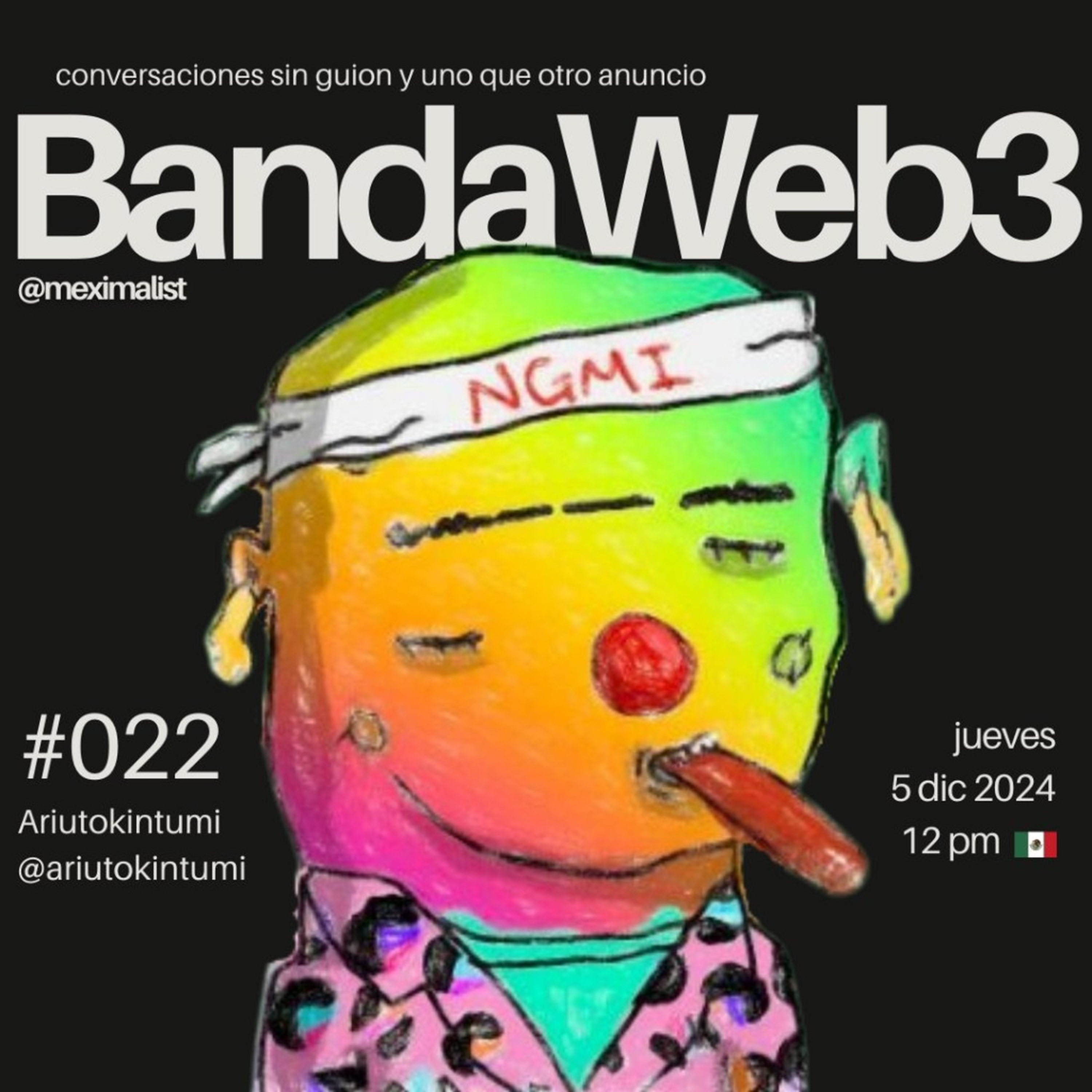 BandaWeb3 #022 @ariutokintumi episode artwork