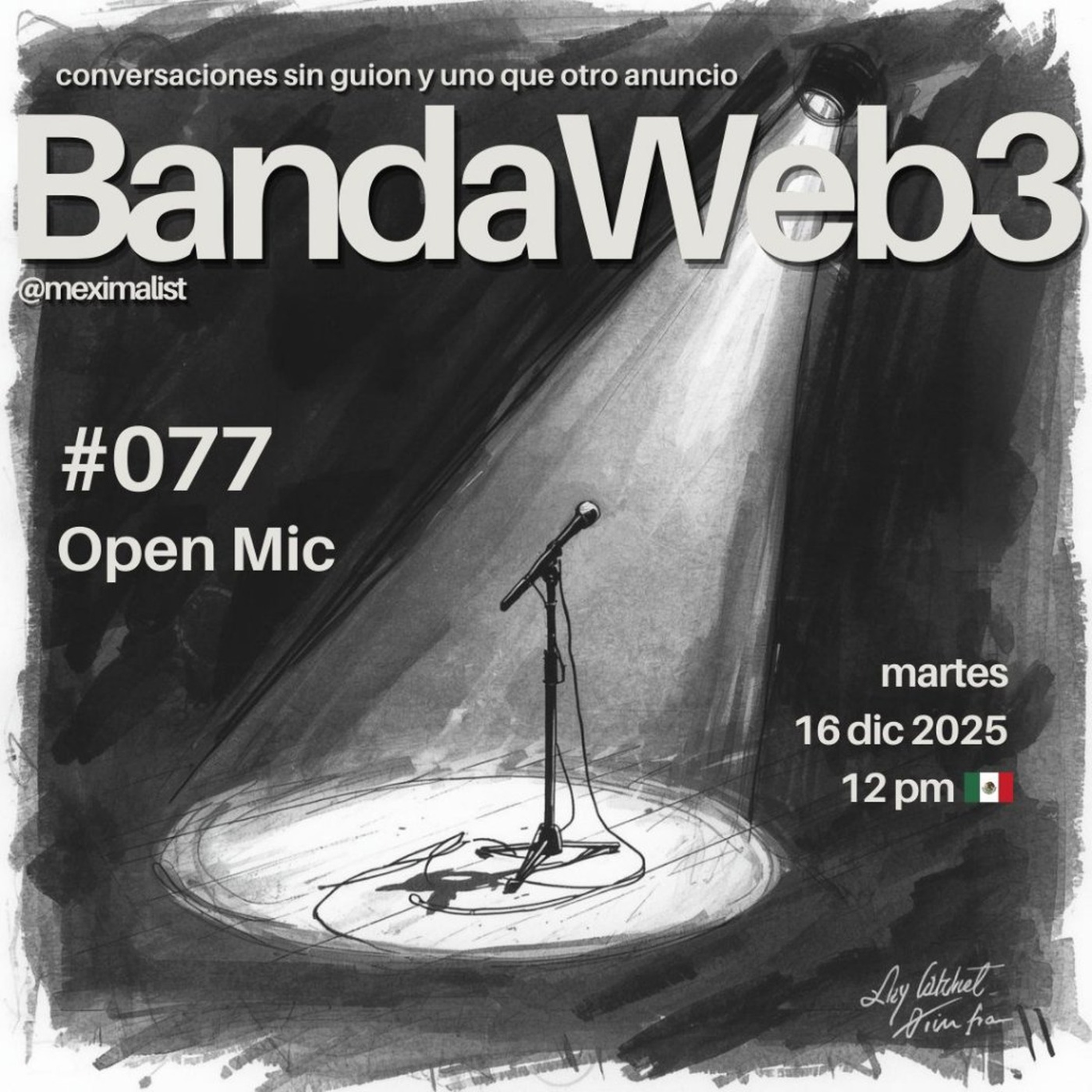 BandaWeb3 #077 Open Mic episode artwork