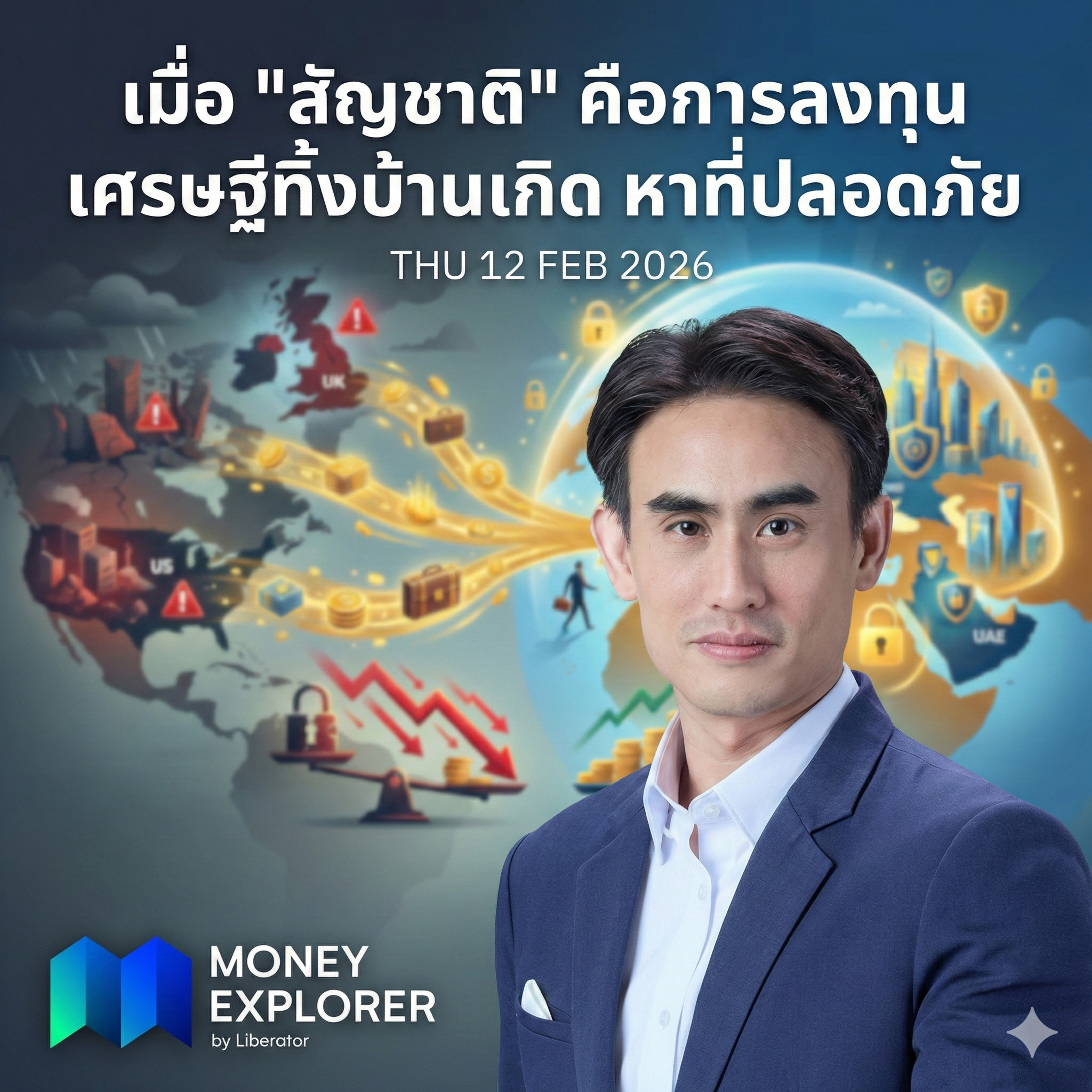 เมื่อ "สัญชาติ" คือการลงทุน เศรษฐีแห่ทิ้งบ้านเกิด หาที่ปลอดภัย | Money Explorer by Liberator 12 กุมภาพันธ์ 69 episode artwork