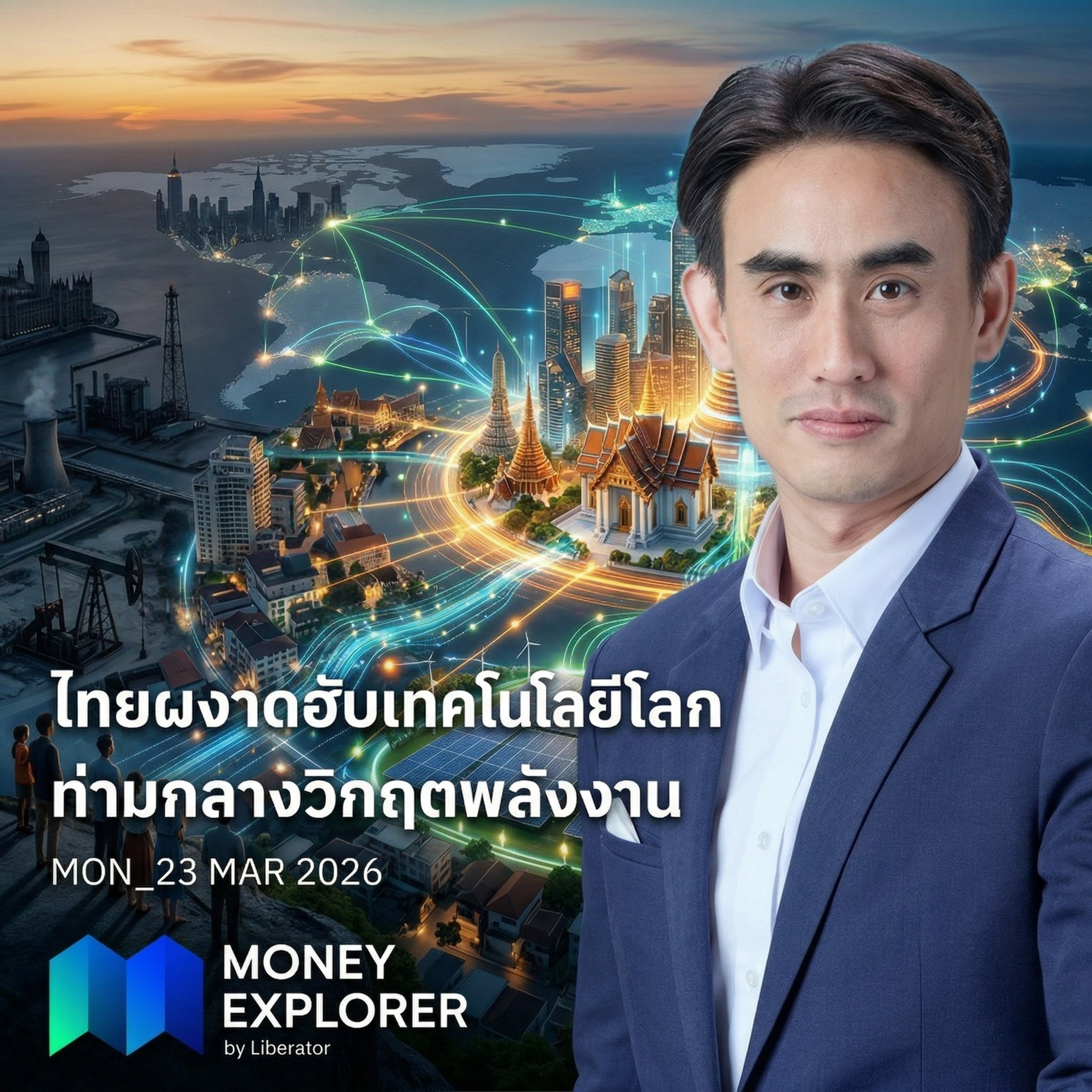 ทรัมป์ยื่นคำขาด 48 ชม. สั่งอิหร่านเปิดช่องแคบฮอร์มุซ | Money Explorer by Liberator 23 มีนาคม 69 episode artwork