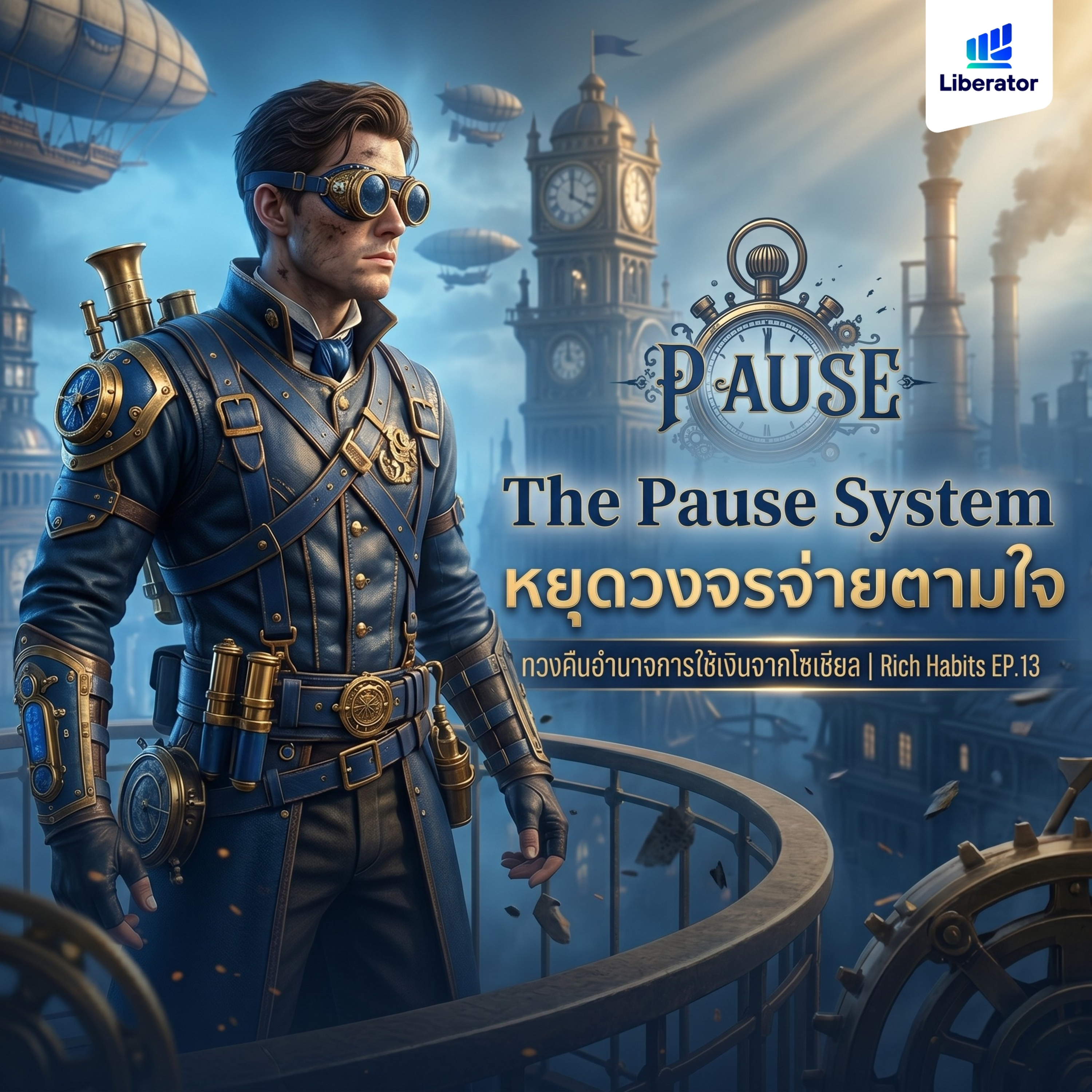 The Pause System หยุดวงจรจ่ายตามใจ ทวงคืนอำนาจการใช้เงินจากโซเชียล | Rich Habits EP.13 episode artwork