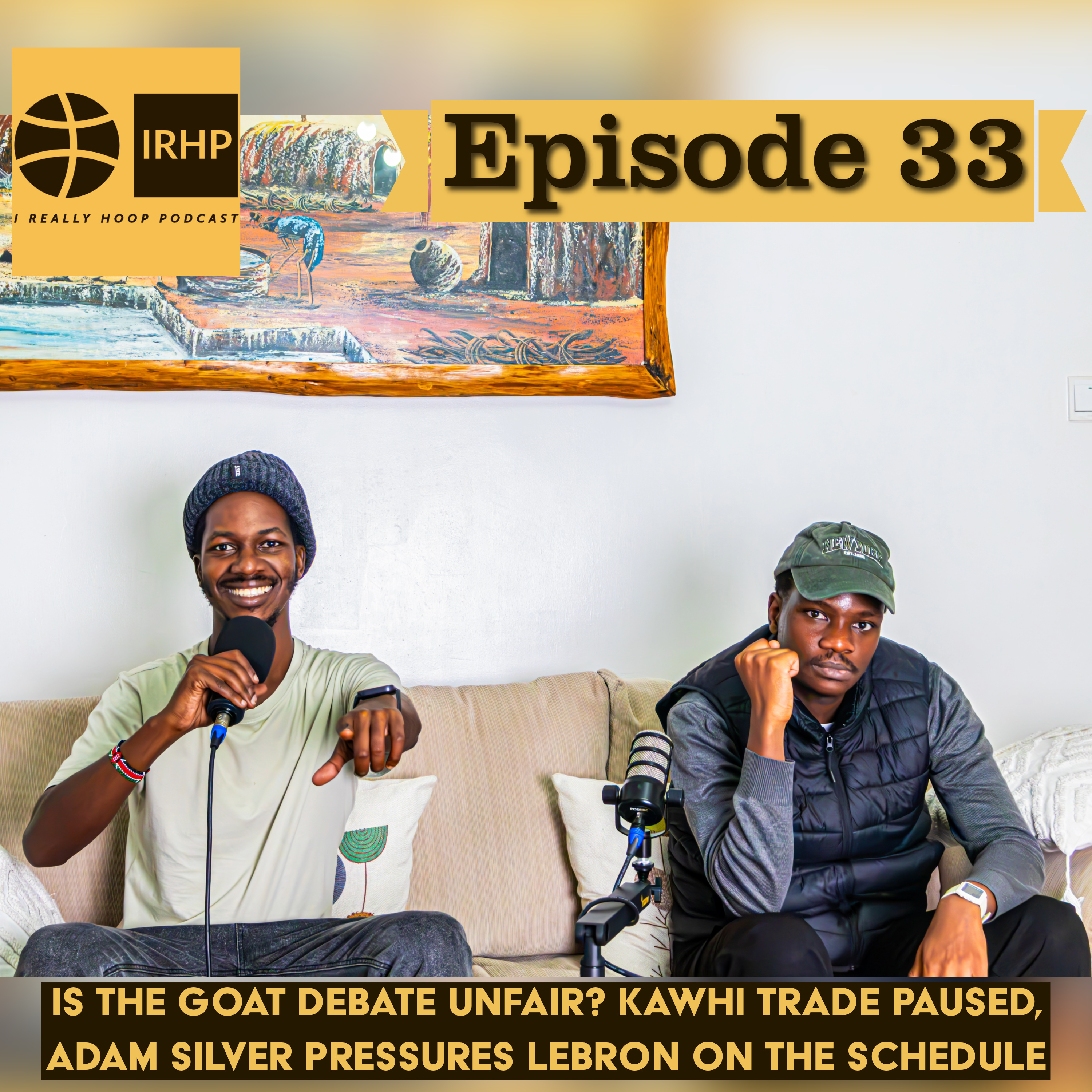 Is the GOAT Debate Unfair? Kawhi Trade Paused, Adam Silver Pressures LeBron On The Schedule | Ep. 33 episode artwork