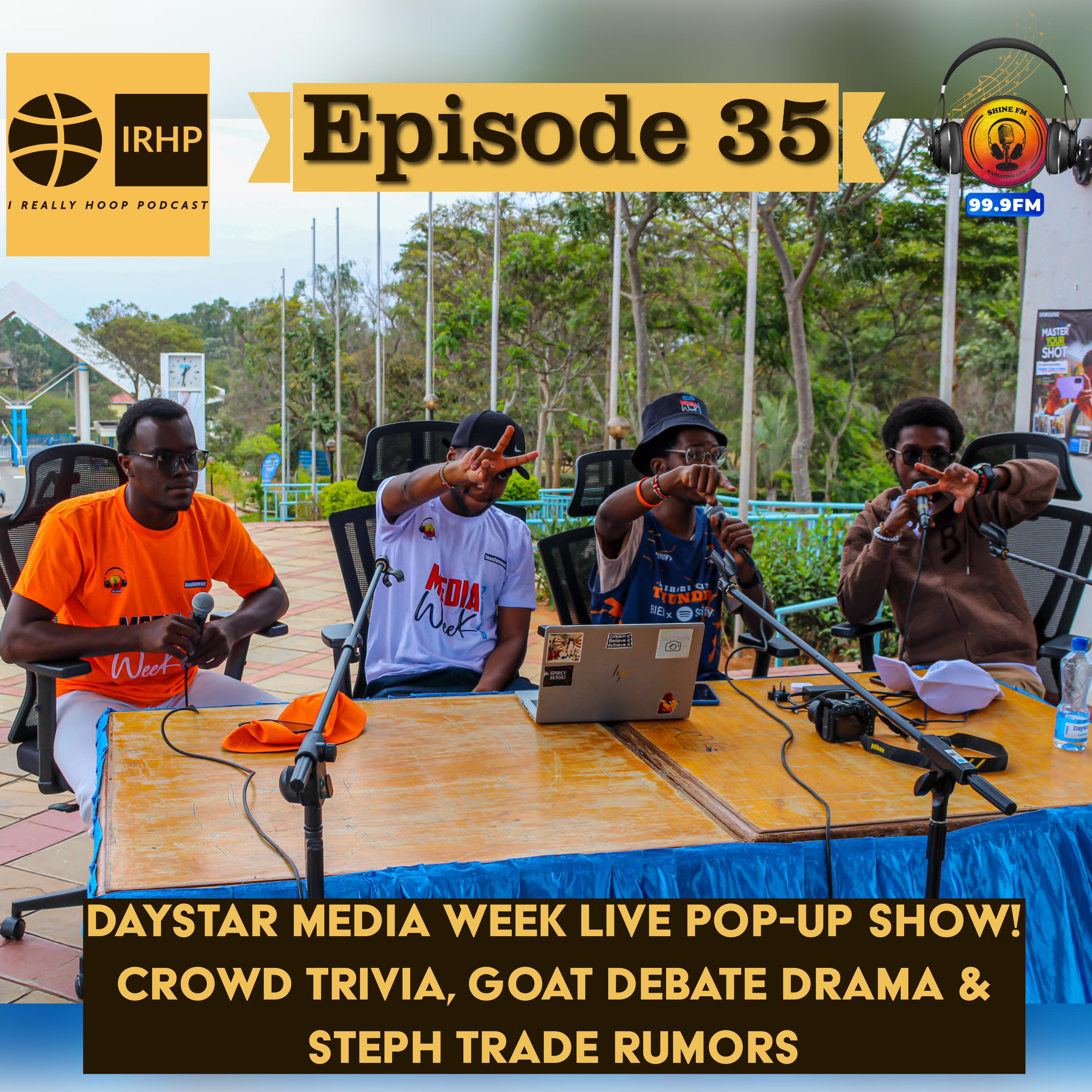 Daystar Media Week Live Pop-Up Show! Crowd Trivia, GOAT Debate Drama & Steph Trade Rumors | Ep. 35 episode artwork
