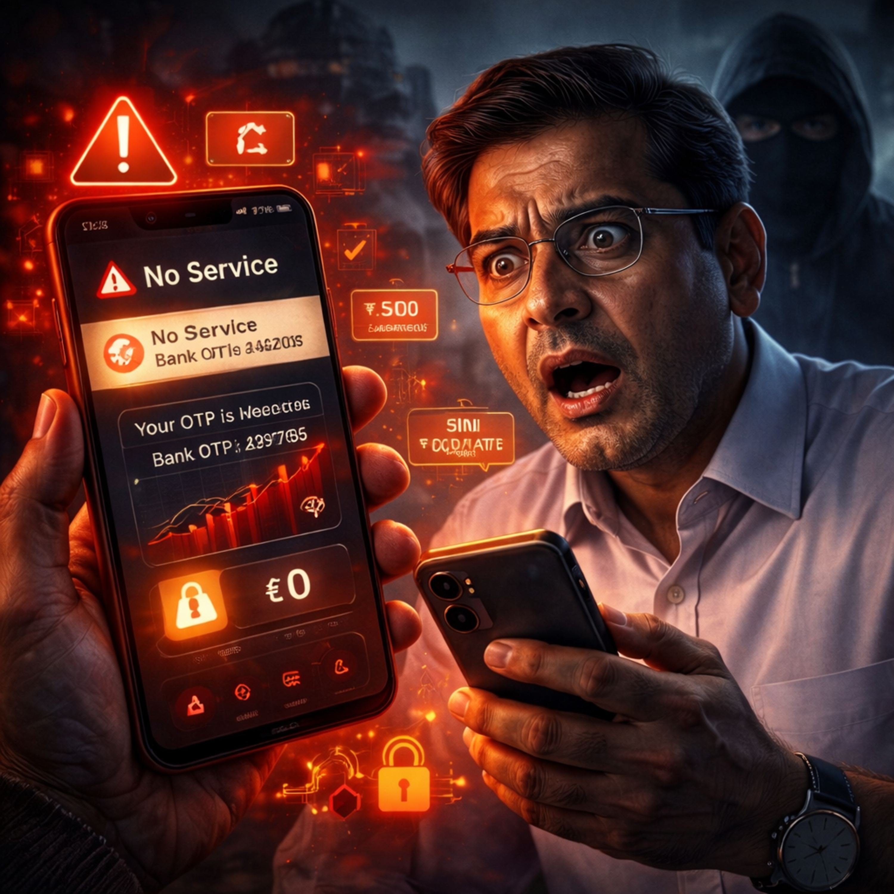 SIM Swap Scam Exposed: How ‘No Service’ on Your Phone Can Cost You Crores episode artwork