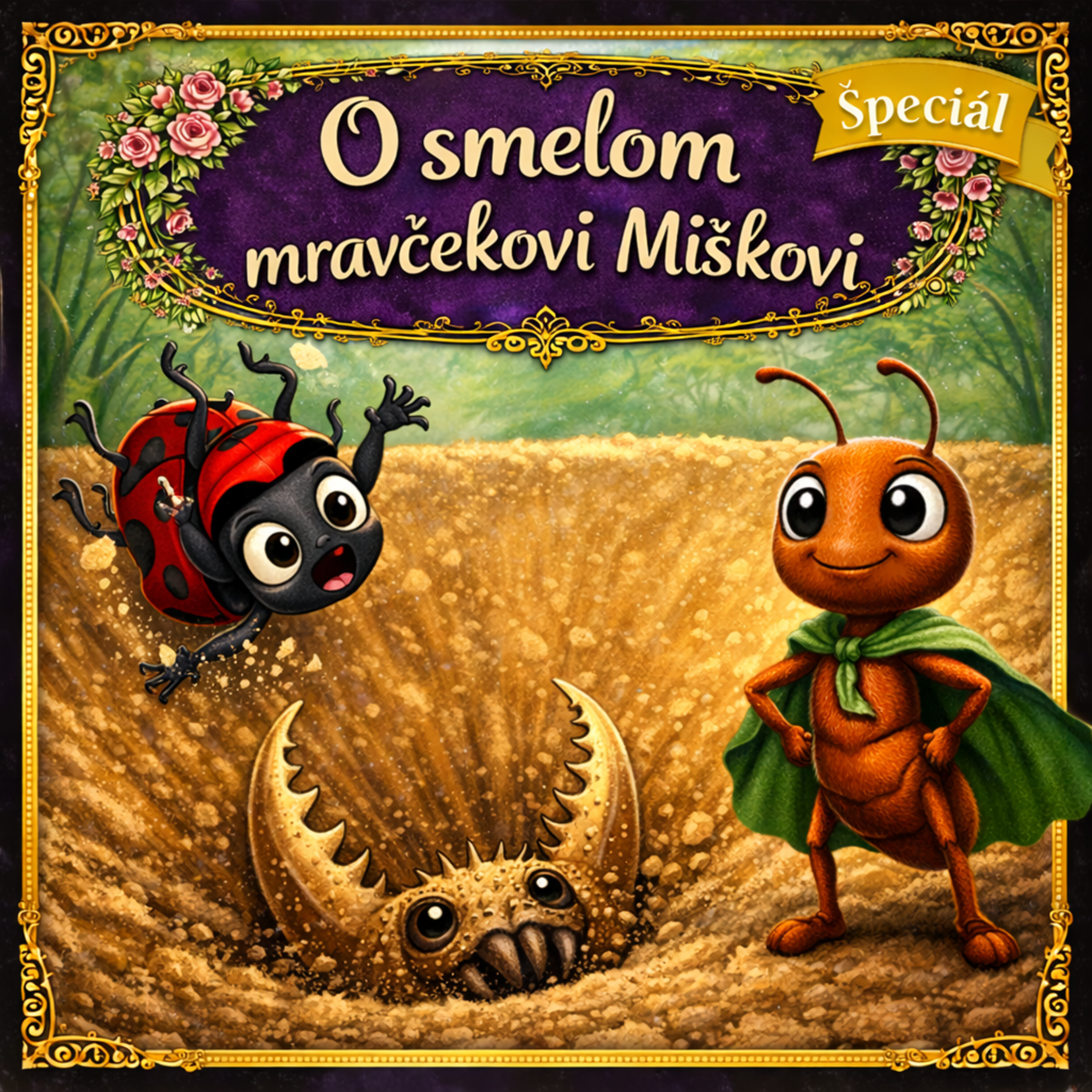 2. Detský špeciál: O smelom mravčekovi Miškovi 🐜💤- O namyslenej lienke 🐞