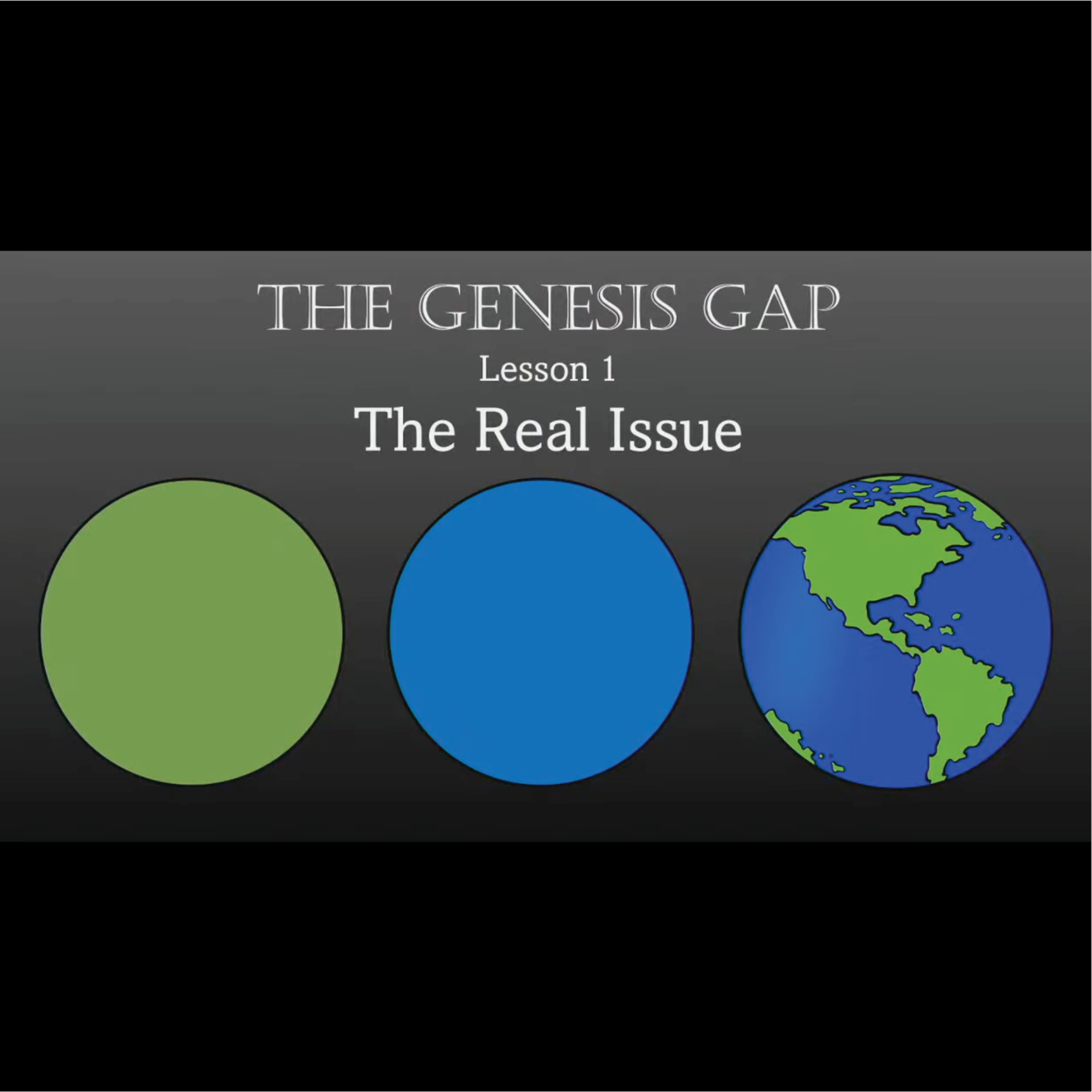 1 - The Genesis Gap - The Real Issue - David O'Steen episode artwork