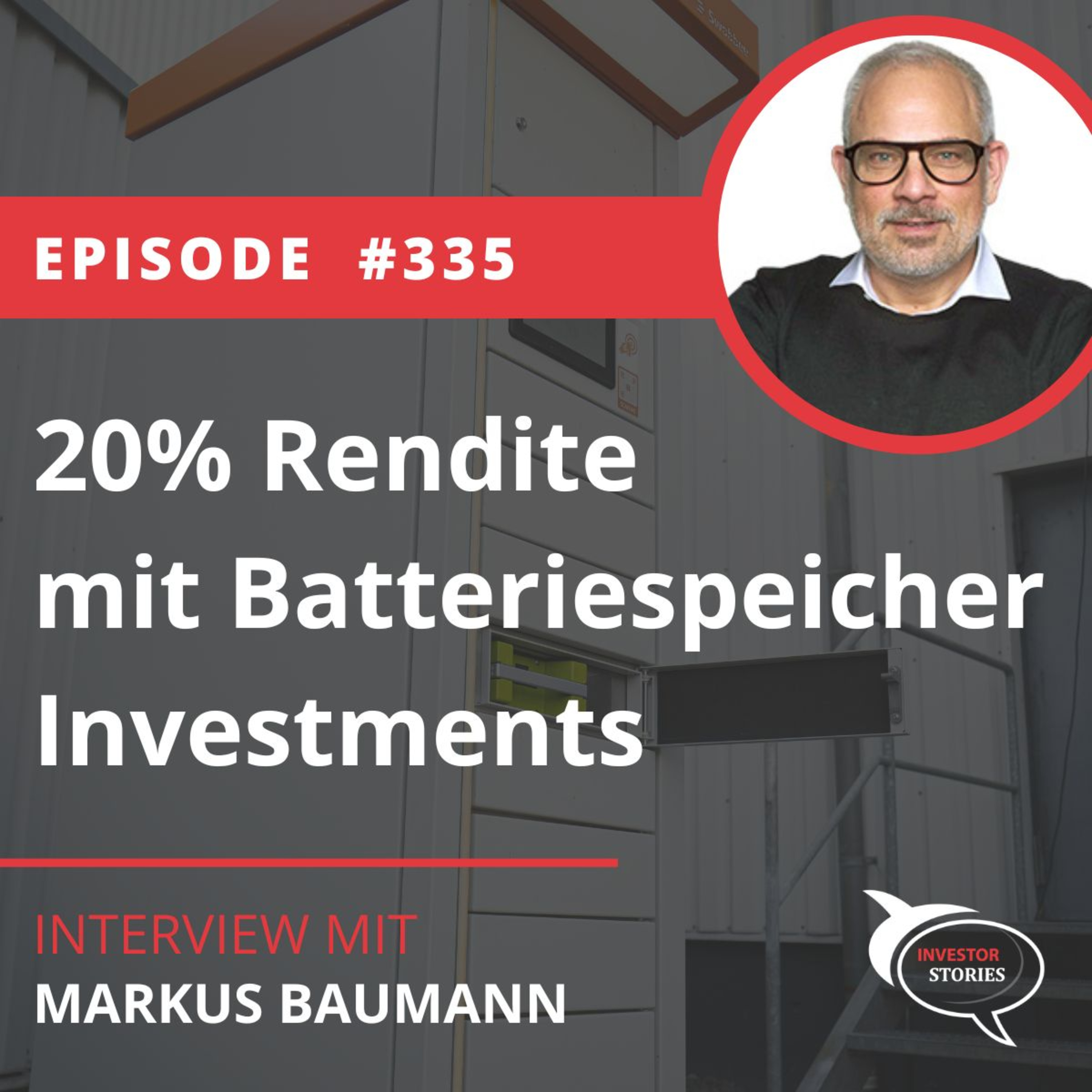 Folge 335: 20% Rendite mit Batteriespeicher-Investments episode artwork