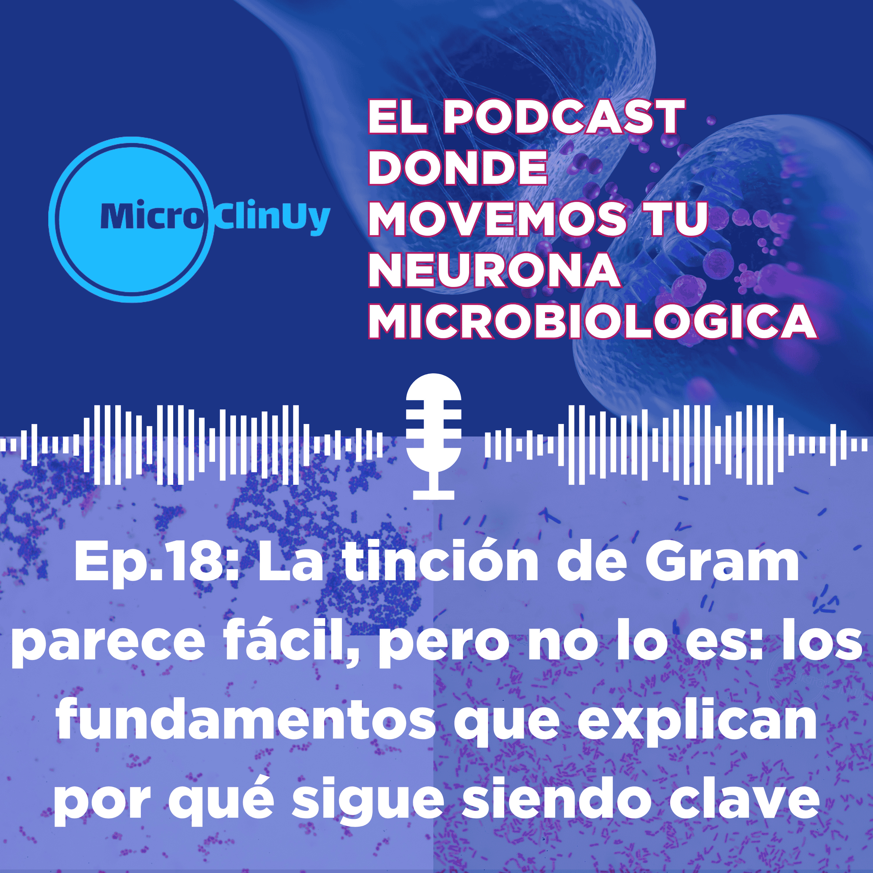 Ep.18: La tinción de Gram parece fácil, pero no lo es: los fundamentos que explican por qué sigue siendo clave episode artwork