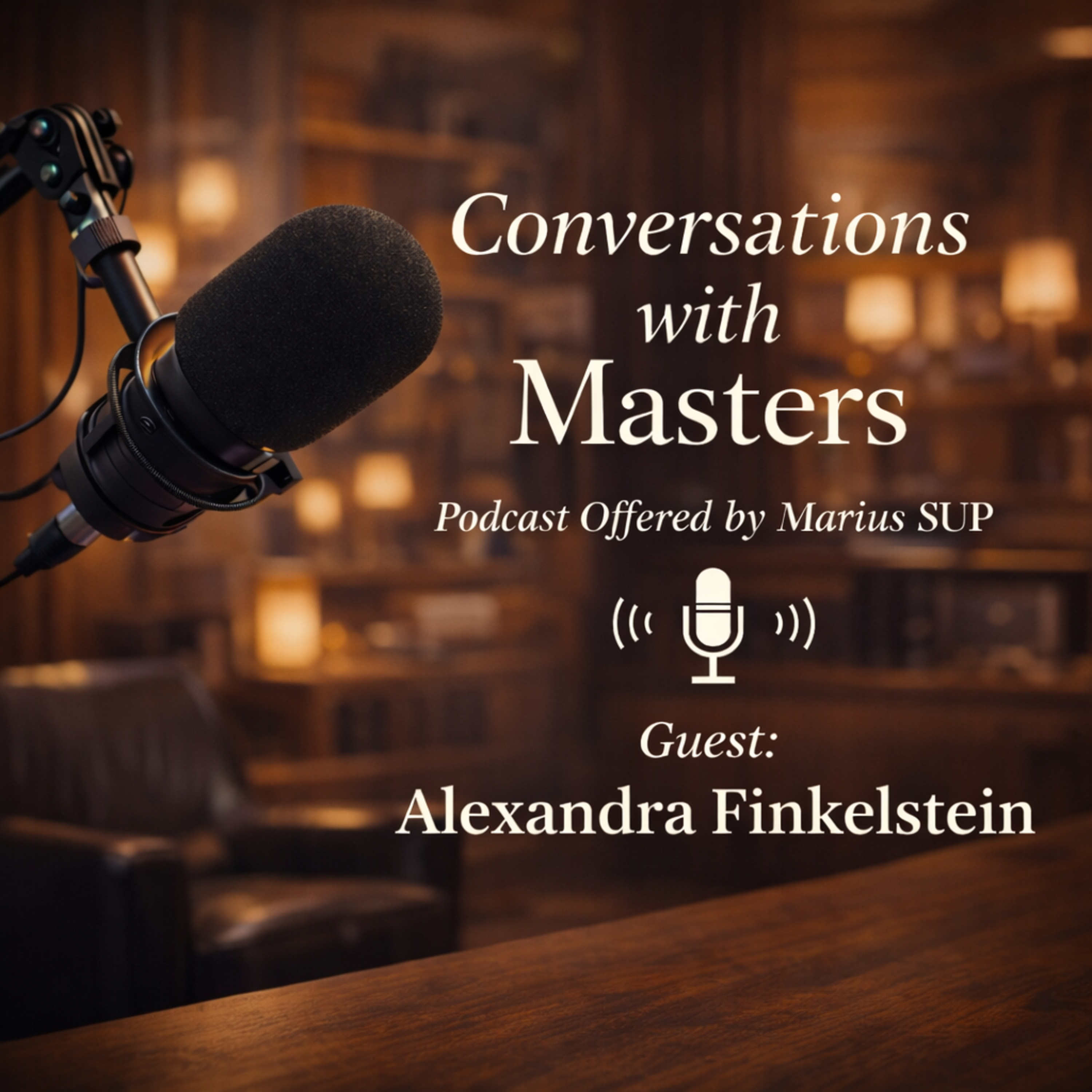 Conversations with Masters - guest Alexandra Finkelstein  episode artwork