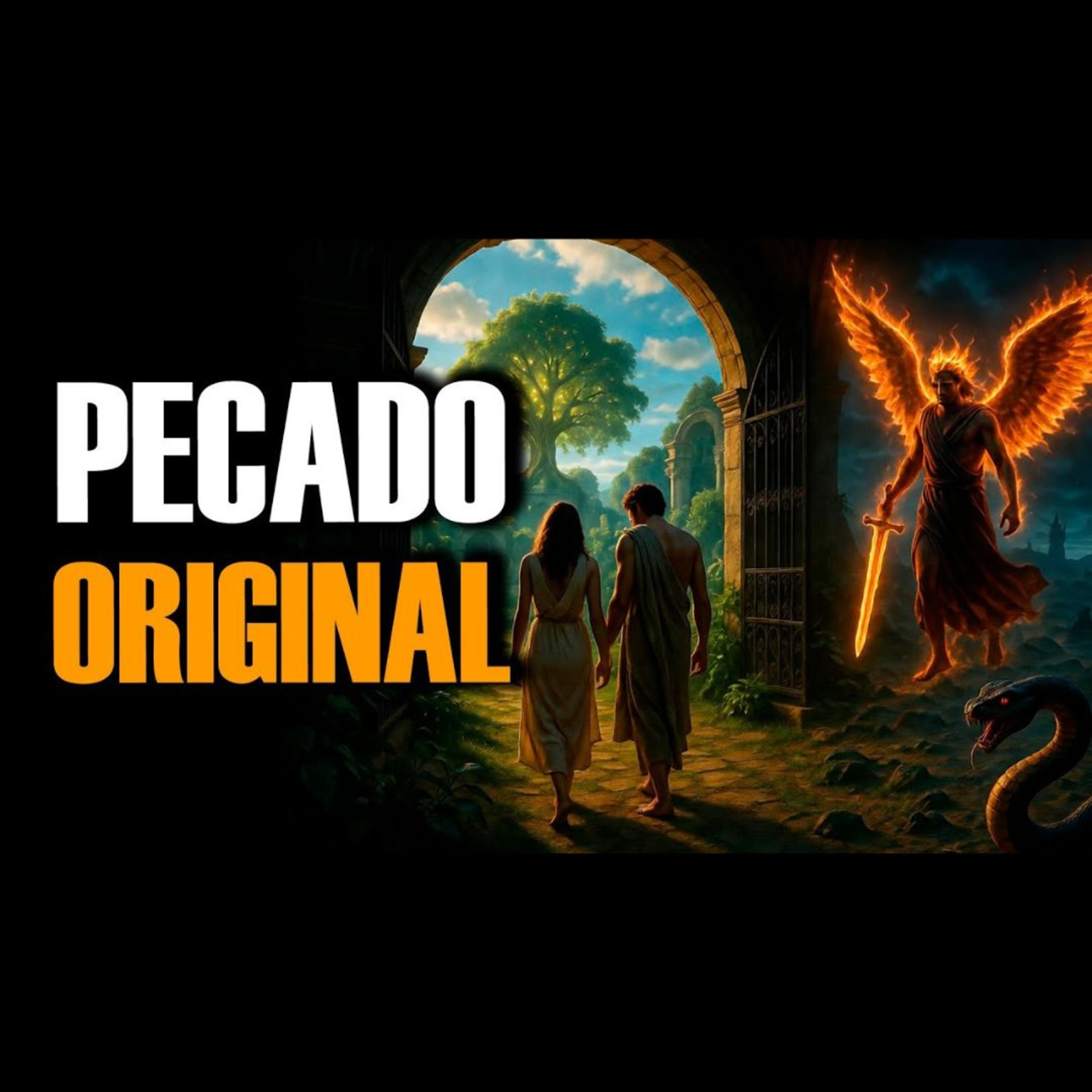 La CAÍDA del HOMBRE 😮 ¿Quién ERA la SERPIENTE que ENGAÑÓ a Eva? | Adán y Eva Expulsados | #5 episode artwork