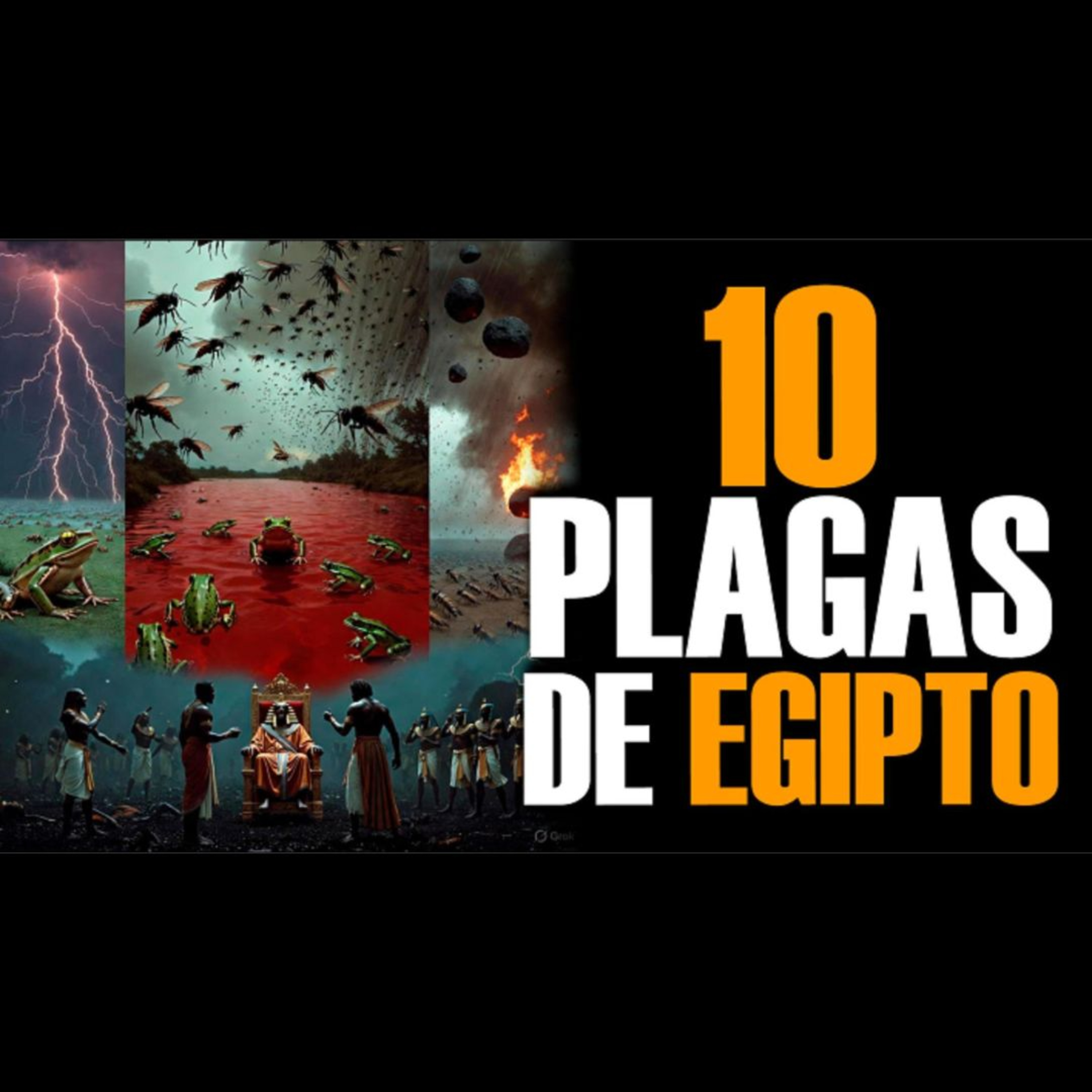 Las 10 Plagas de Egipto: Sangre, Ranasy Oscuridad que Quebrantaron al Faraón #34 episode artwork