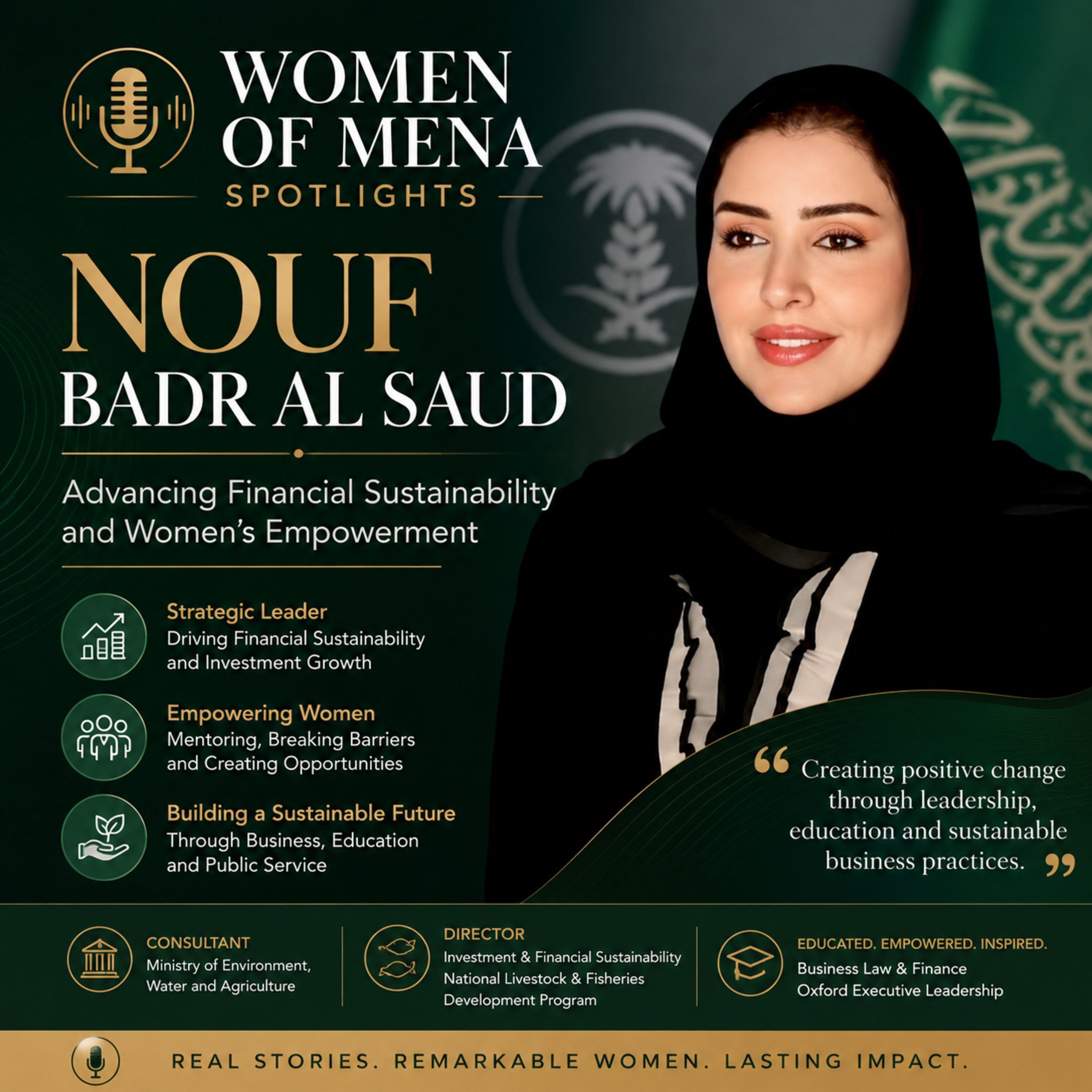 Nouf Badr Al Saud: Advancing Financial Sustainability and Women’s Empowerment episode artwork