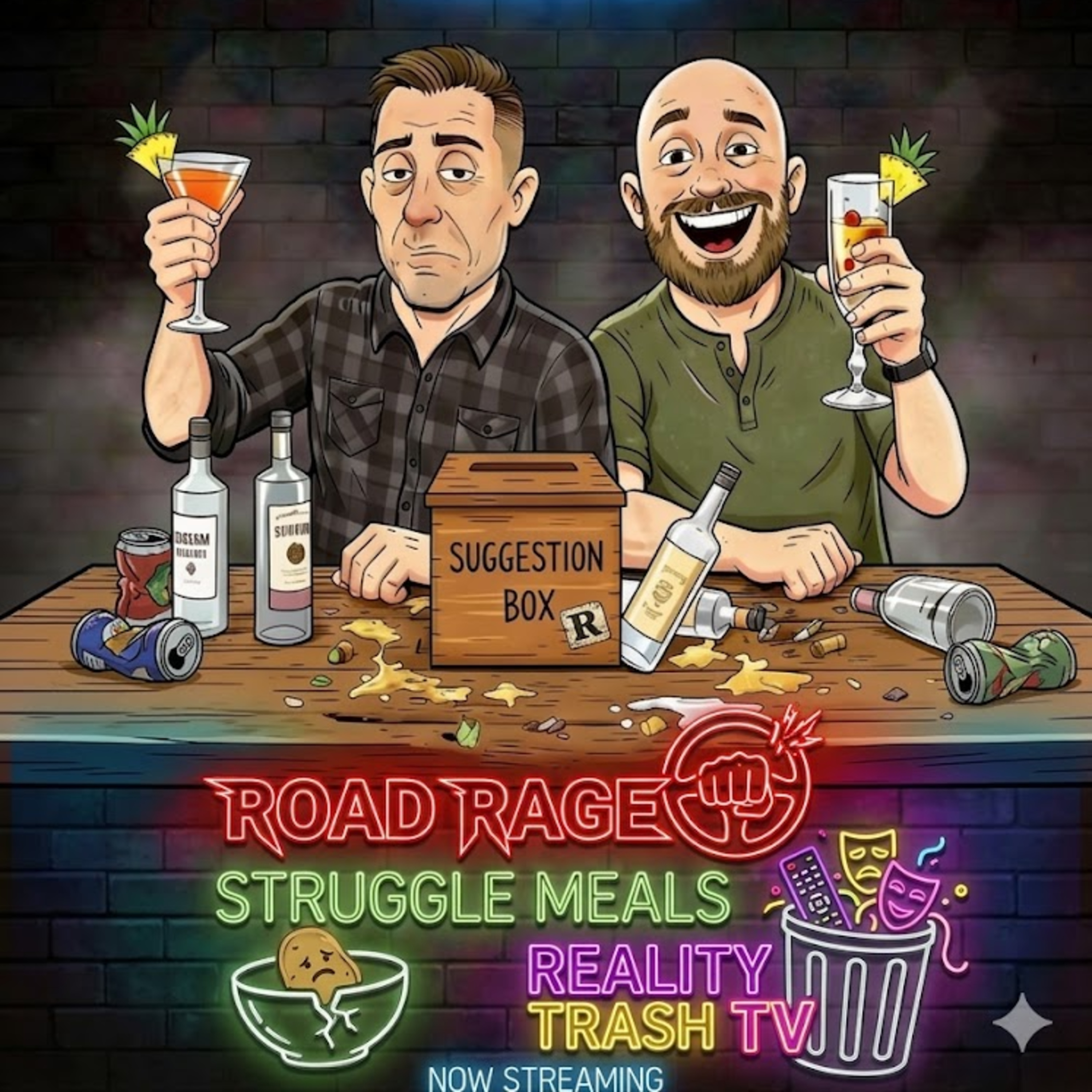 Road Rage, Struggle Meals, and Reality Trash TV episode artwork