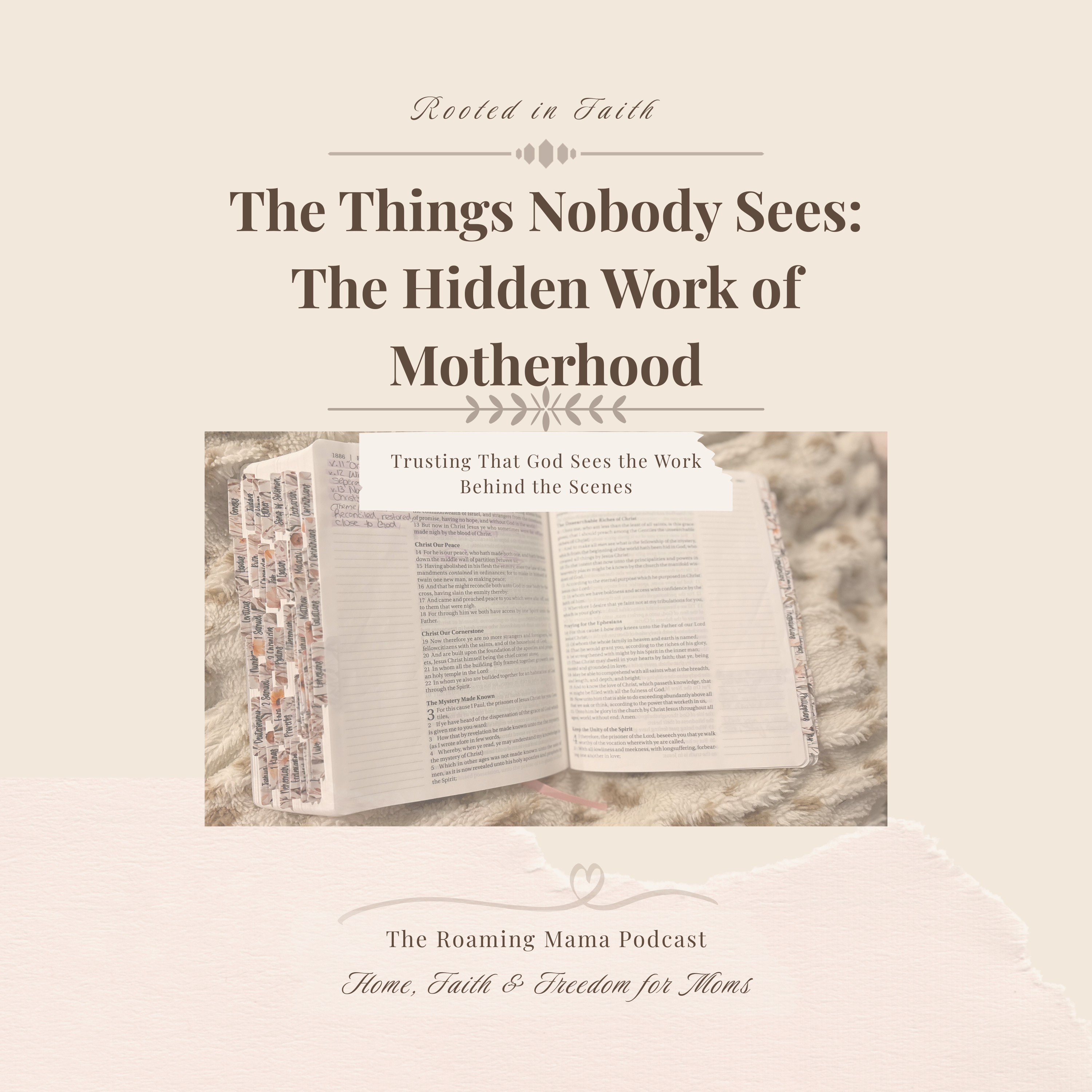 The Things Nobody Sees: The Hidden Work of Motherhood episode artwork