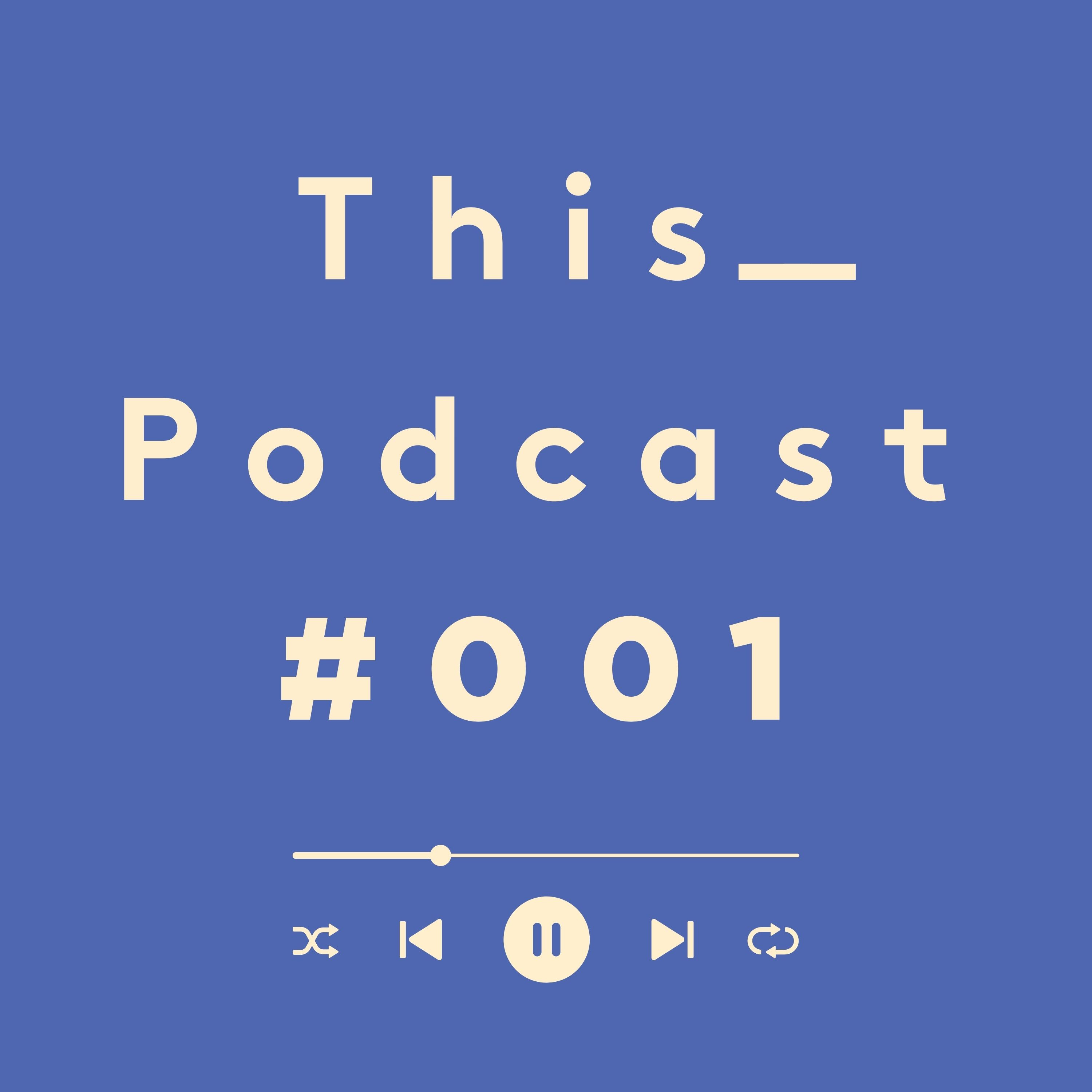#1　セレクトショップ「This___」のポッドキャストがはじまるよ！ 番組名どうする？？ episode artwork