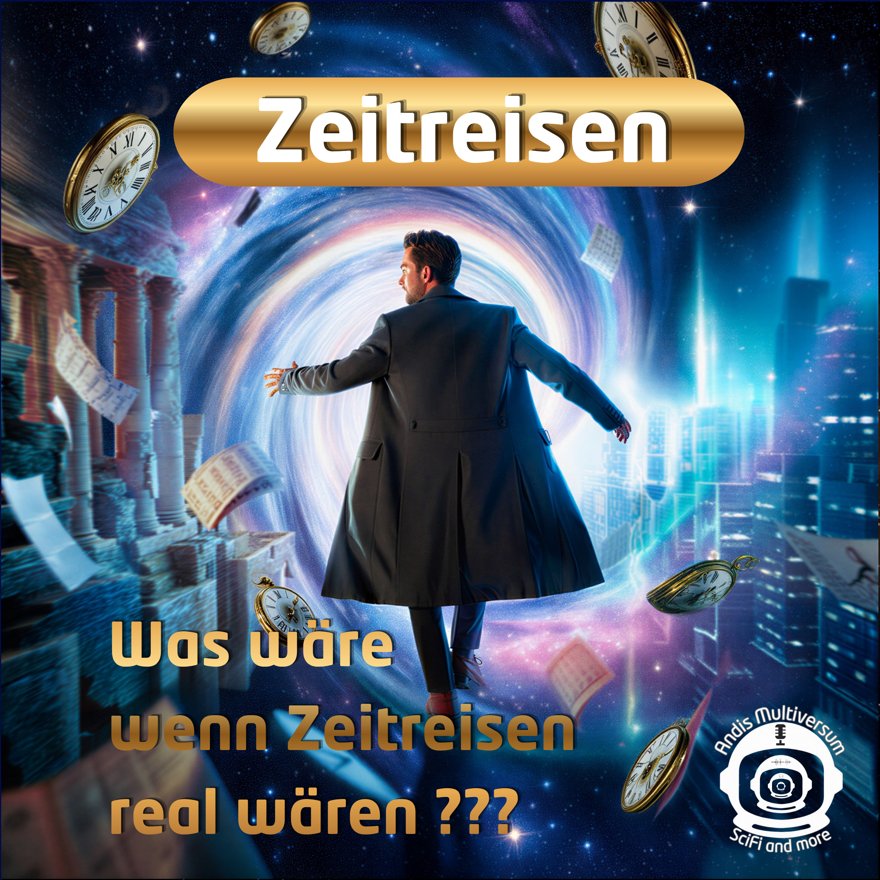 AndisMultiversum#5 Zeitreisen psychologisch & philosophisch erklärt + Zeitreisefilme/Serien wie in Star Trek, Marvel u. mehr episode artwork