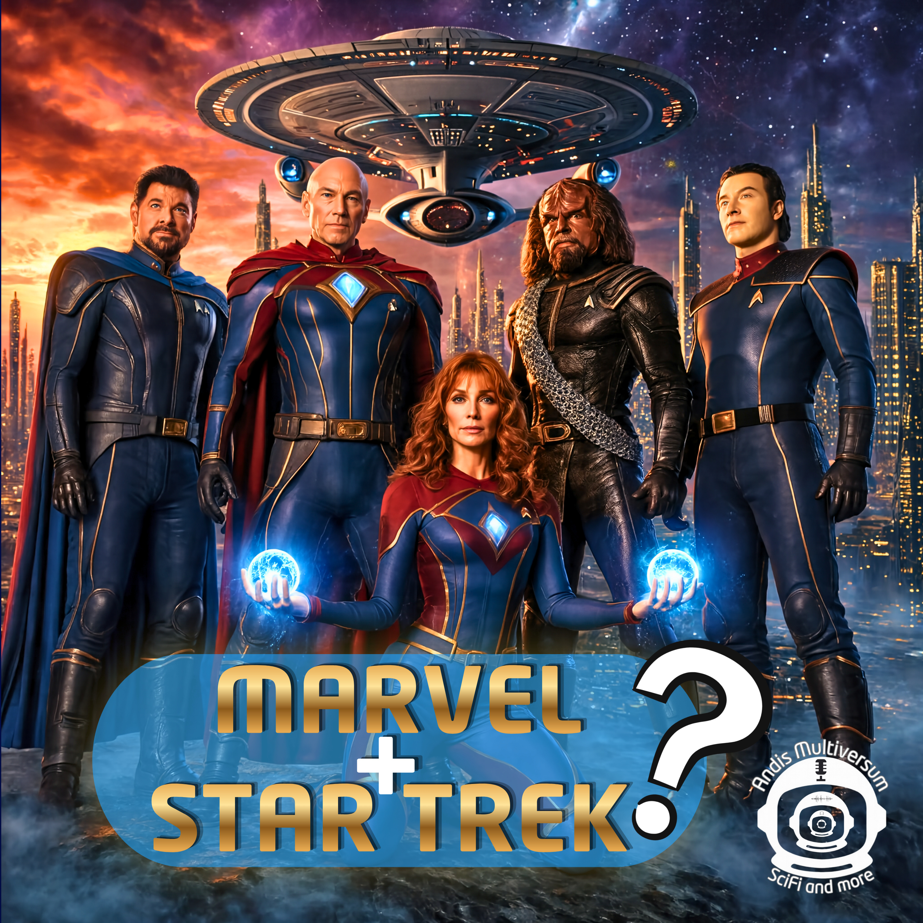 AndisMultiversum#6 STAR TREK & MARVEL : mehr Verbindungen als das Borg-Kollektiv mit Lore! episode artwork