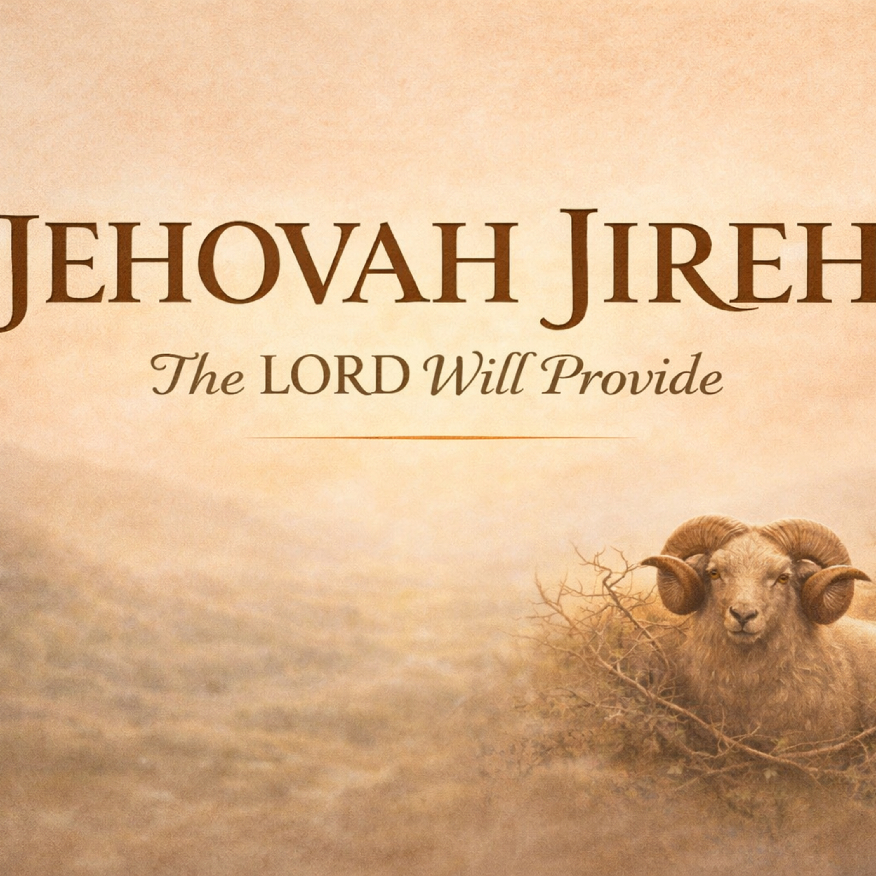 Jehovah Jireh | The Lord Will Provide  episode artwork