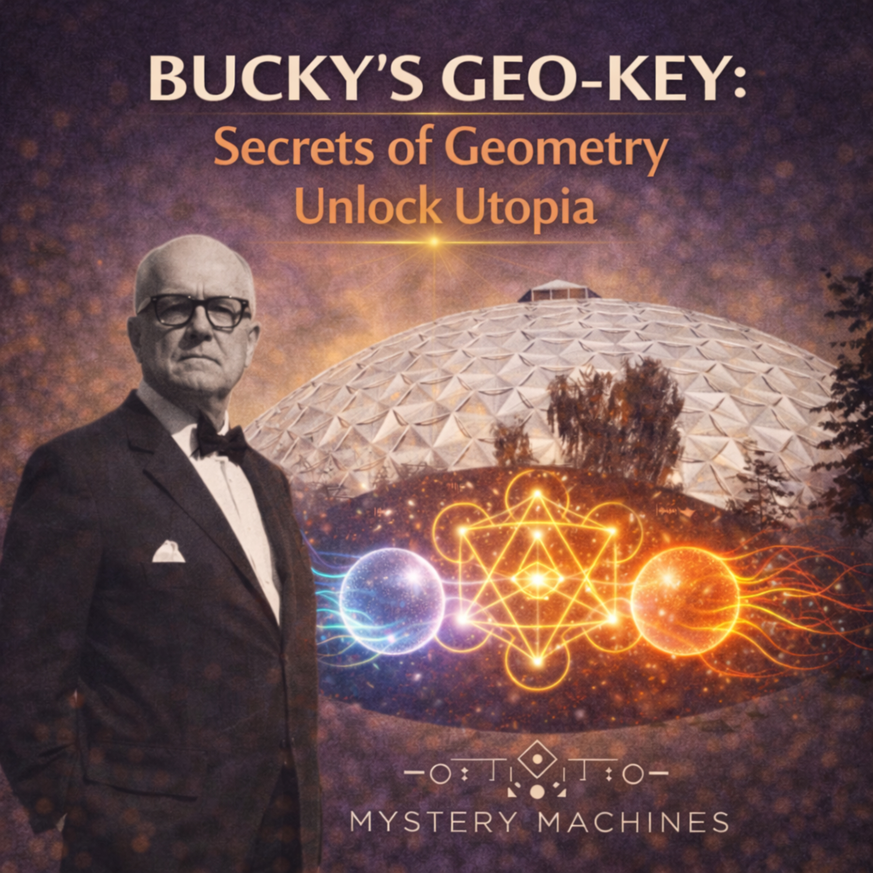 GEO-KEY: Father of Geodesic Dome Shared Secrets of Geometry to Unlock Utopia & Cosmic Harmony (Buckminster Fuller) episode artwork