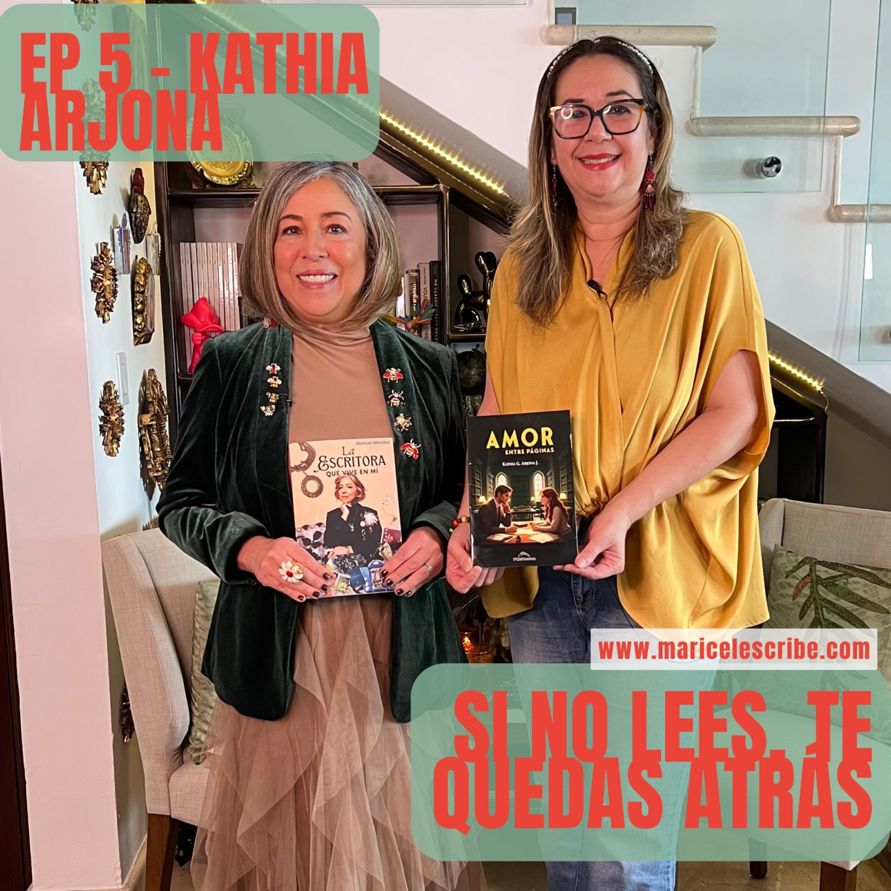 EP 05 Kathia Arjona: escribir, leer y crear comunidad literaria en Panamá | Podcast Maricel Escribe episode artwork