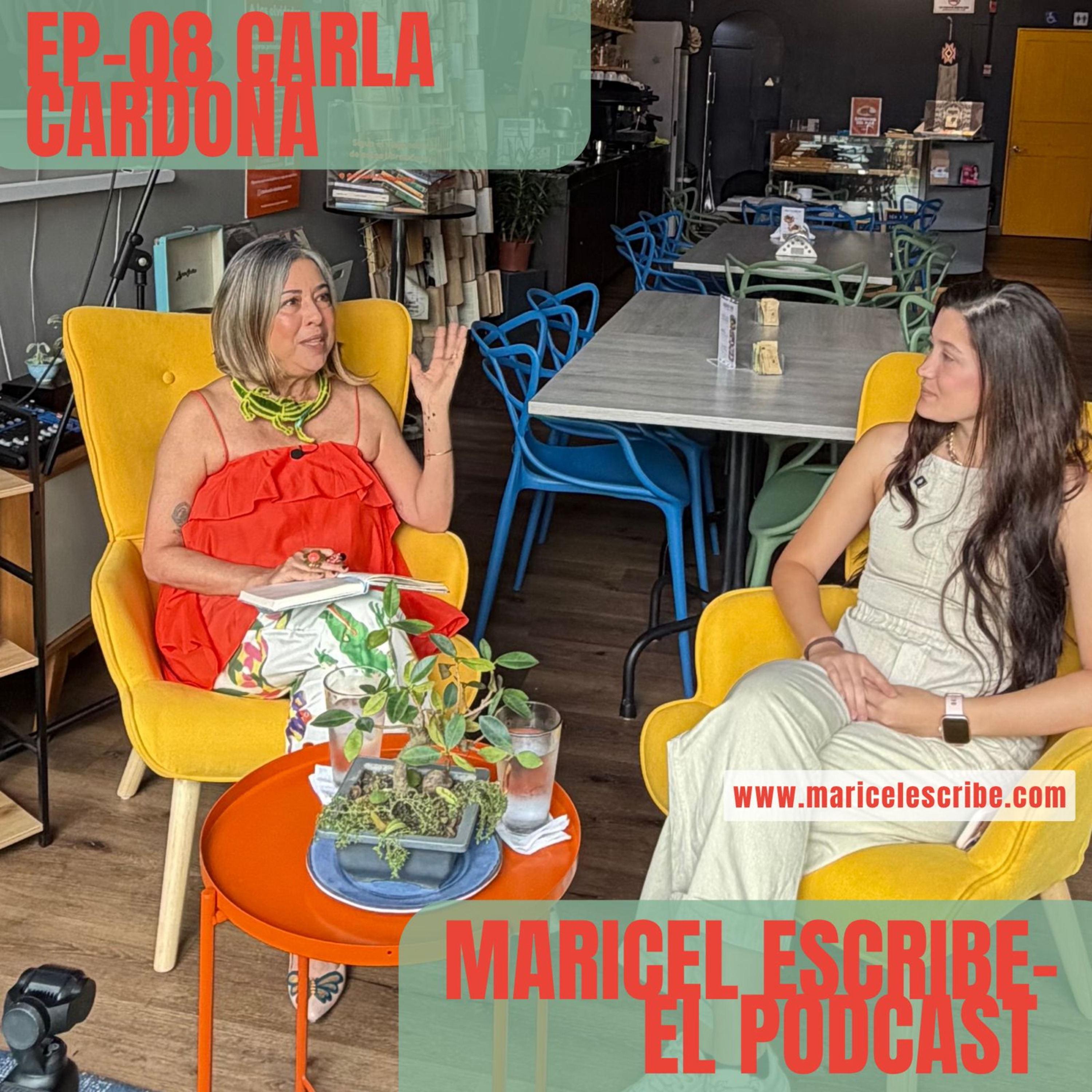 EP 8 - Carla Cardona y el universo cultural de Aldea Café 500 episode artwork