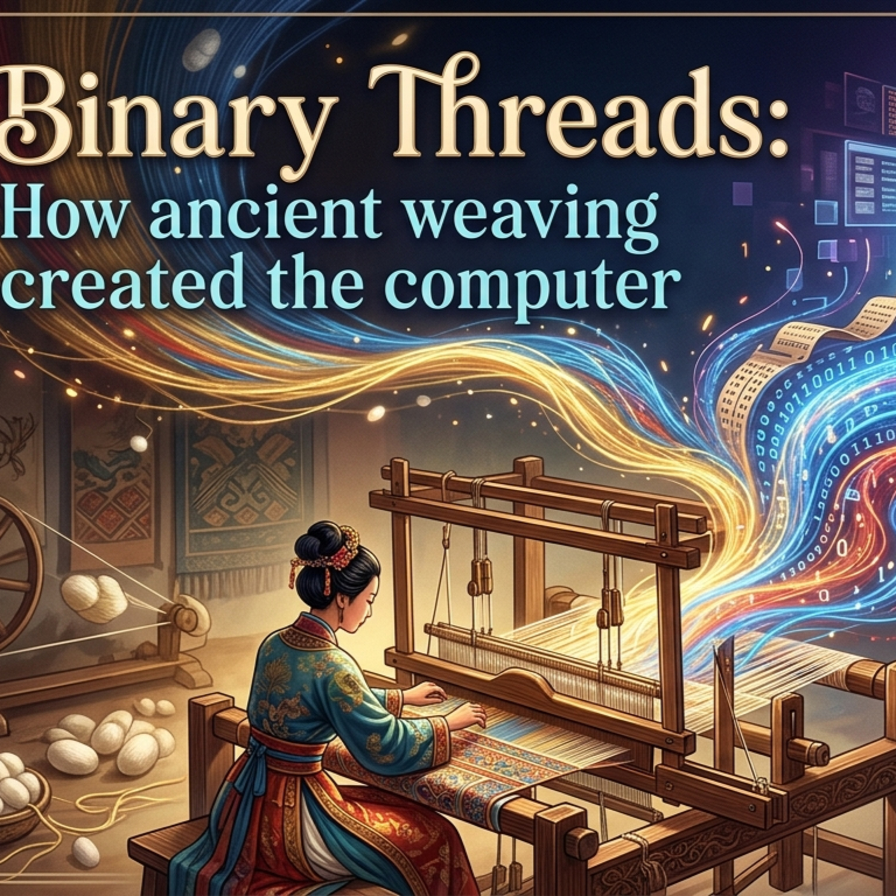 Binary Threads: How ancient weaving created the computer episode artwork