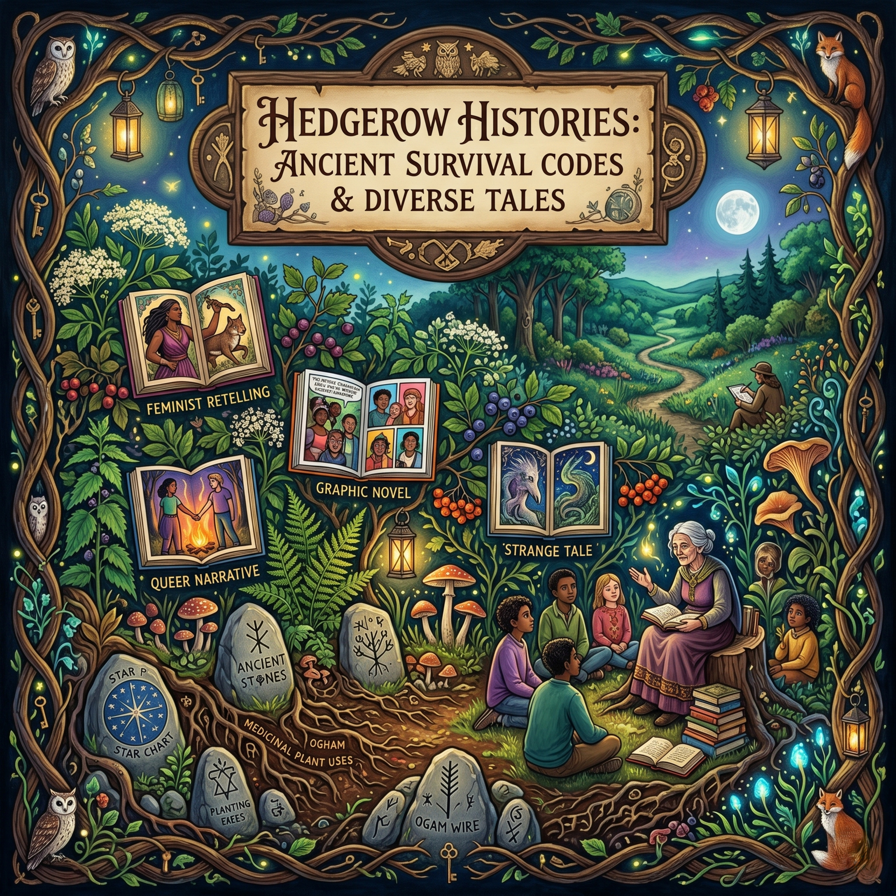 Hedgerow Histories: Ancient Survival Codes & Diverse Tales episode artwork