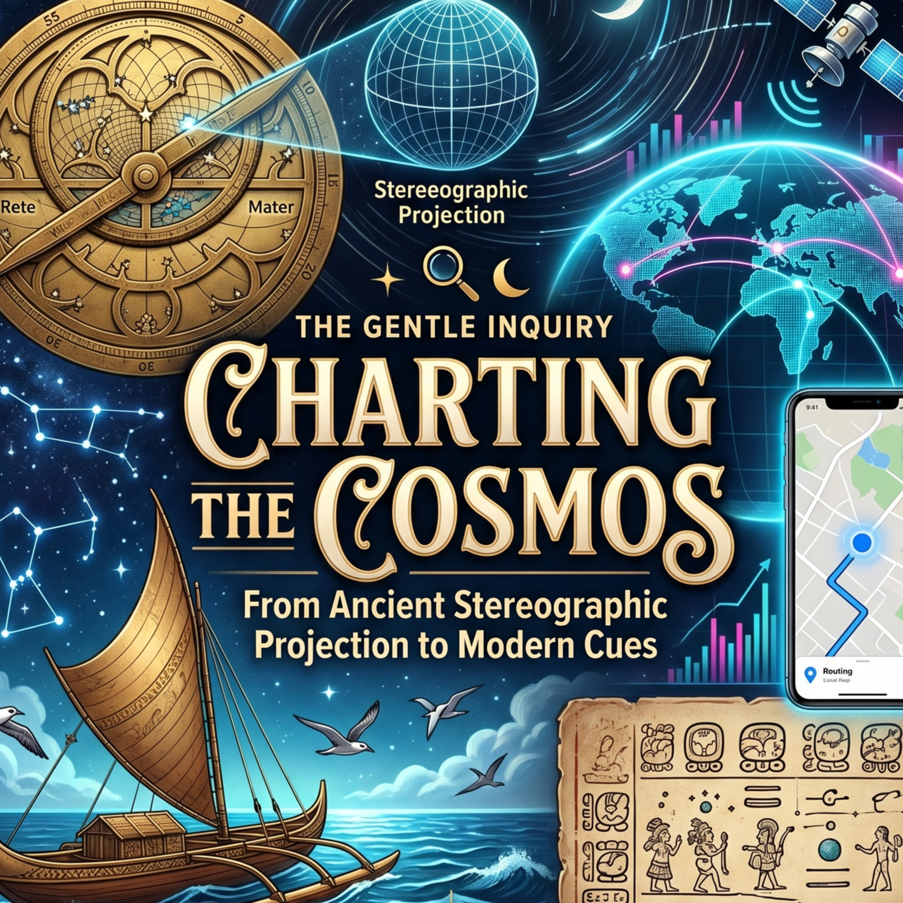 Charting the Cosmos: From Ancient Stereographic Projection to Modern Cues episode artwork