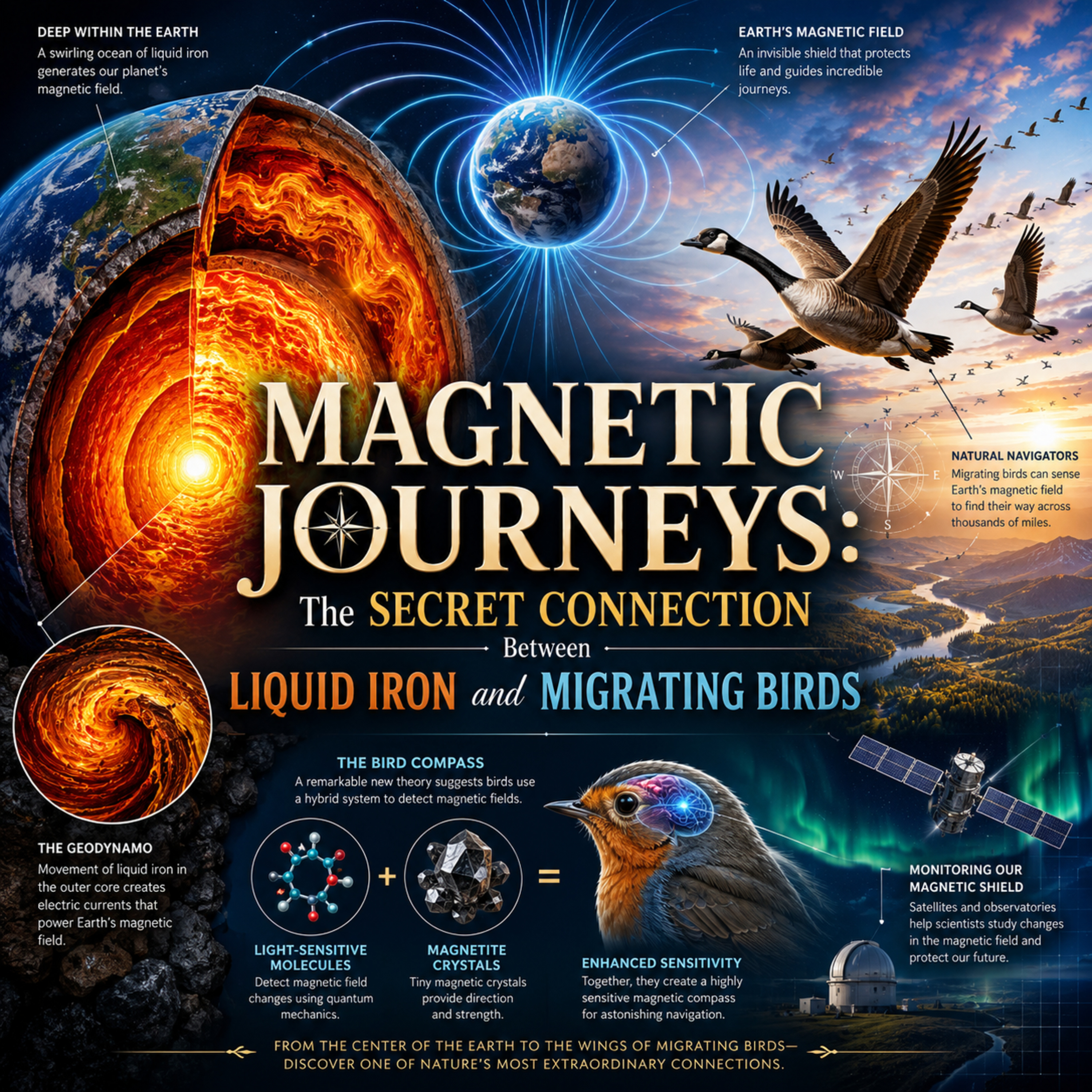 Magnetic Journeys: The Secret Connection Between Liquid Iron and Migrating Birds episode artwork
