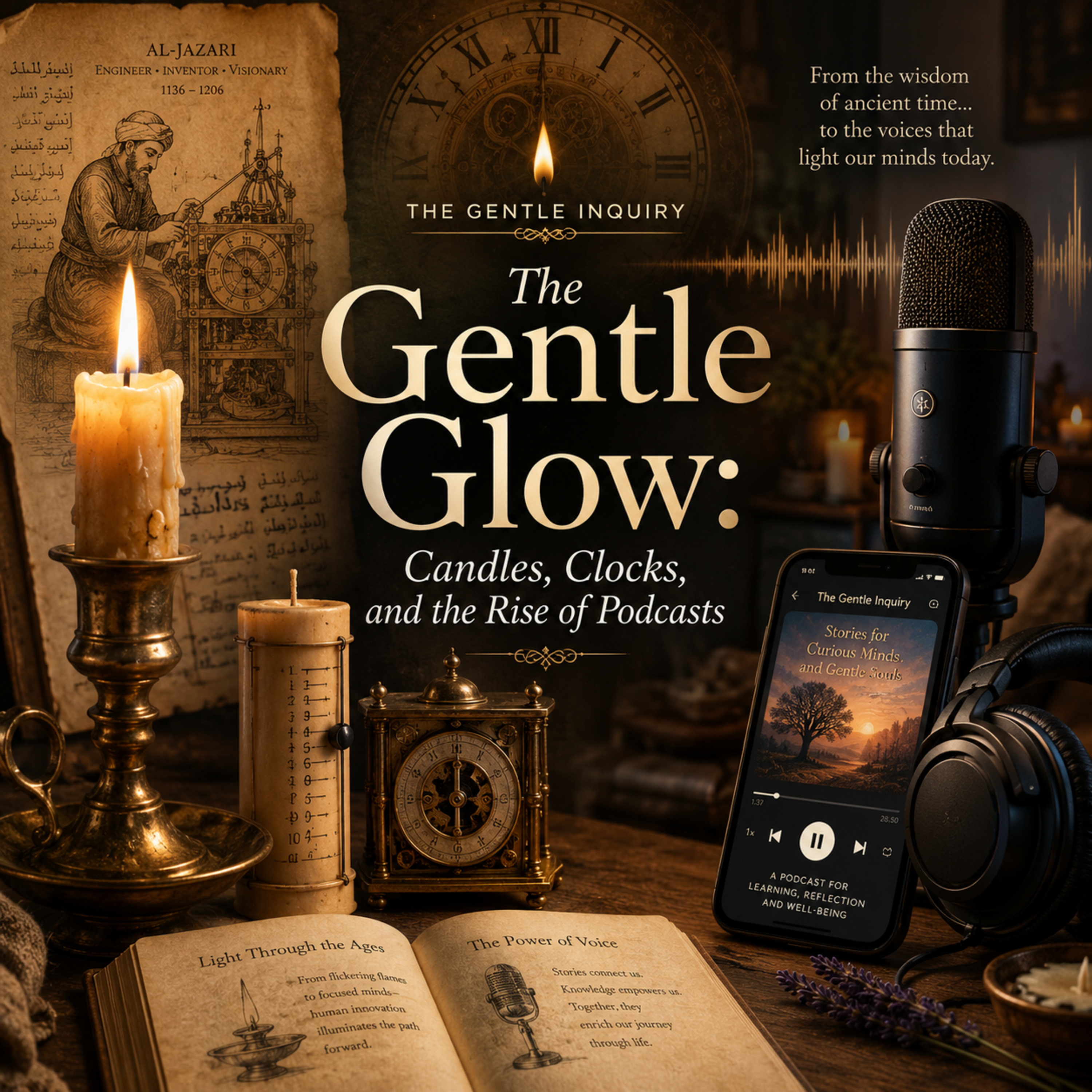 The Gentle Glow: Candles, Clocks, and the Rise of Podcasts episode artwork