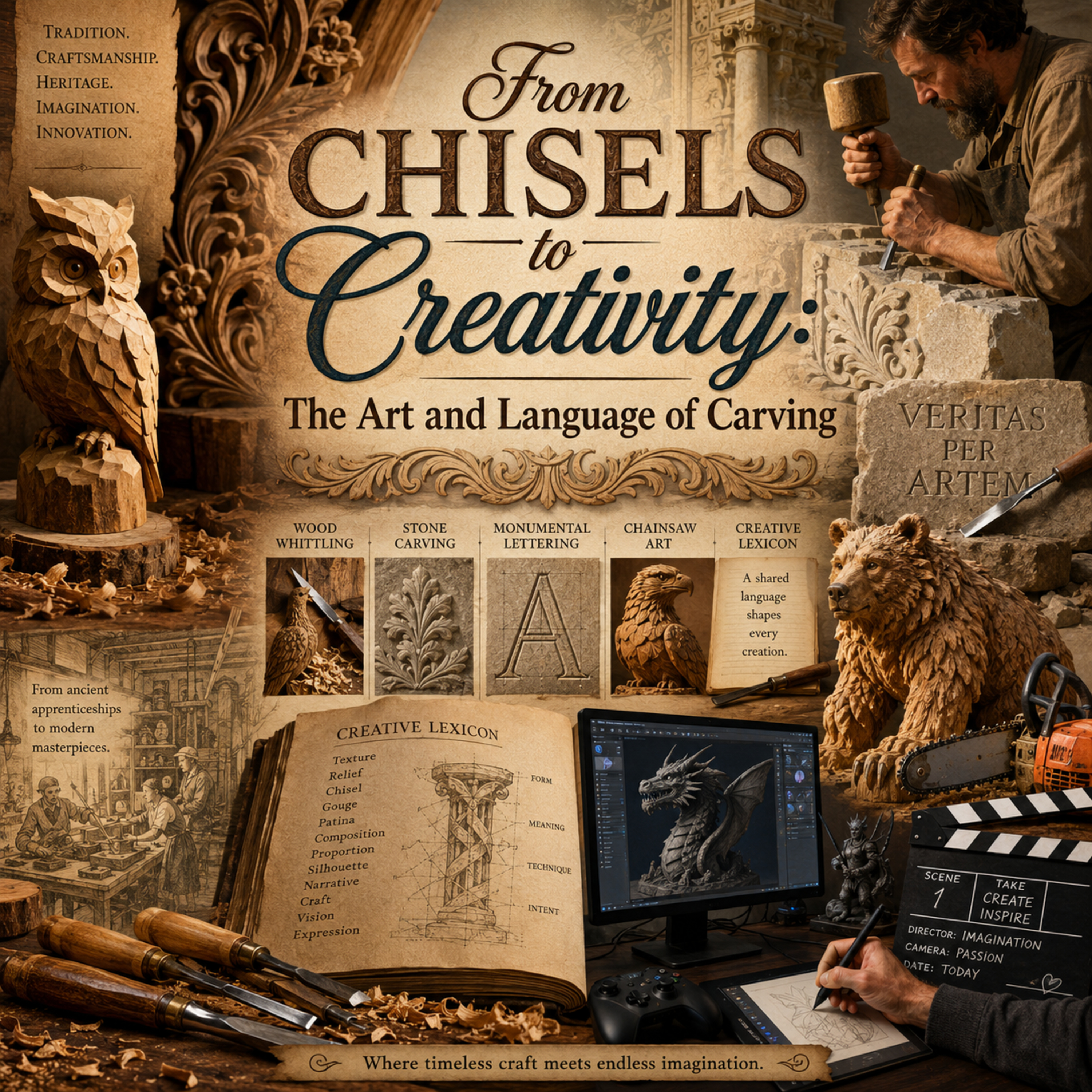 From Chisels to Creativity: The Art and Language of Carving episode artwork