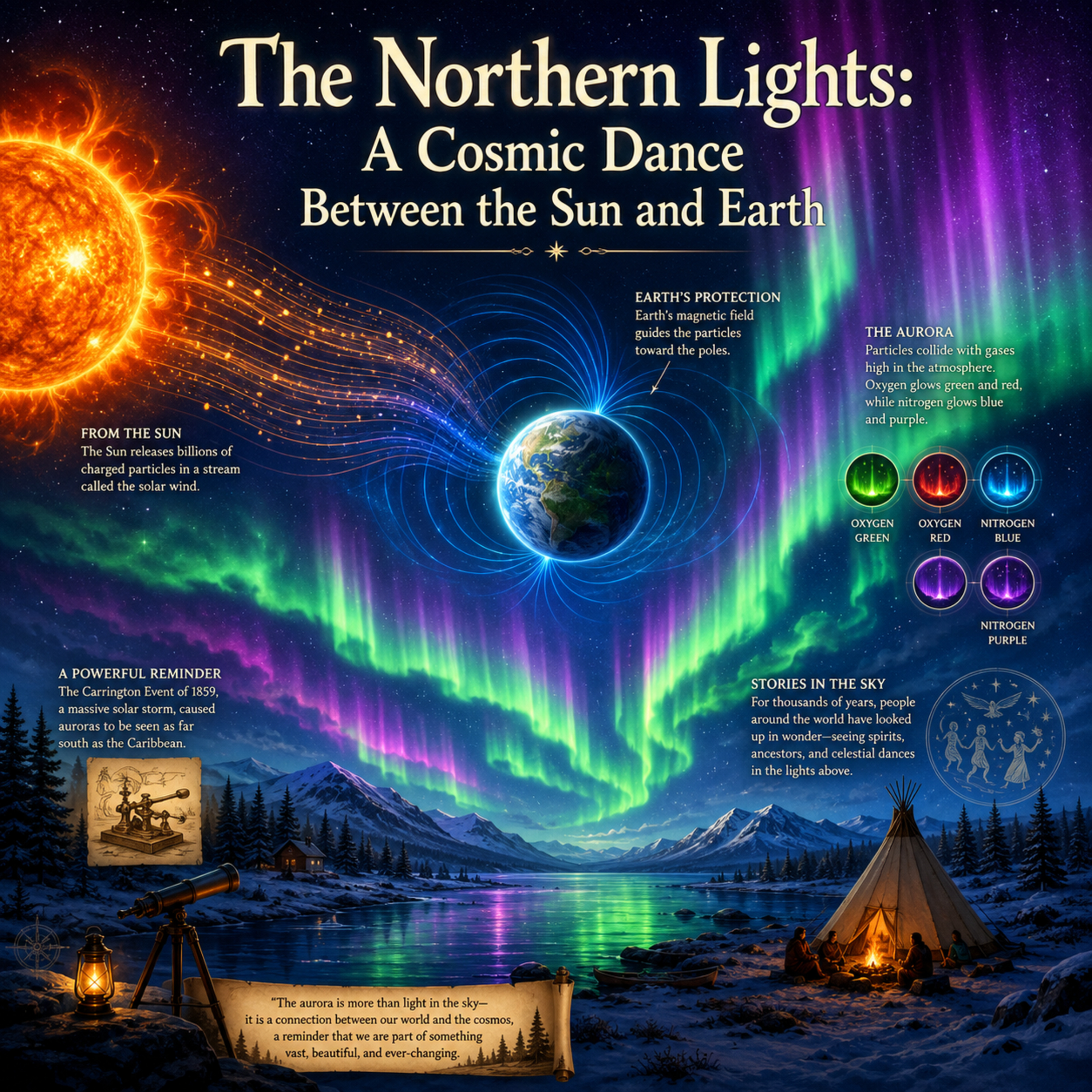 The Northern Lights: A Cosmic Dance Between the Sun and Earth episode artwork