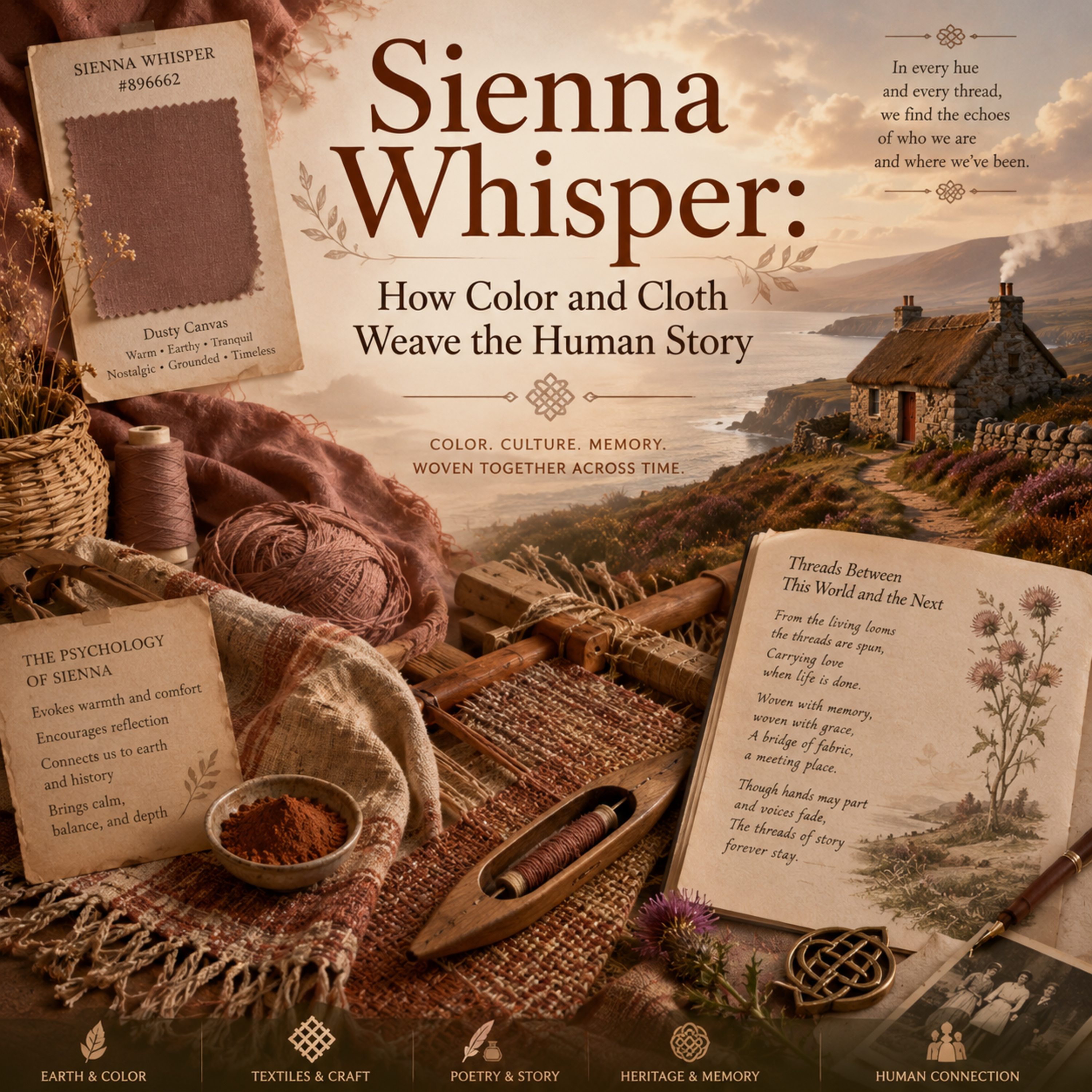 Sienna Whisper: How Color and Cloth Weave the Human Story episode artwork