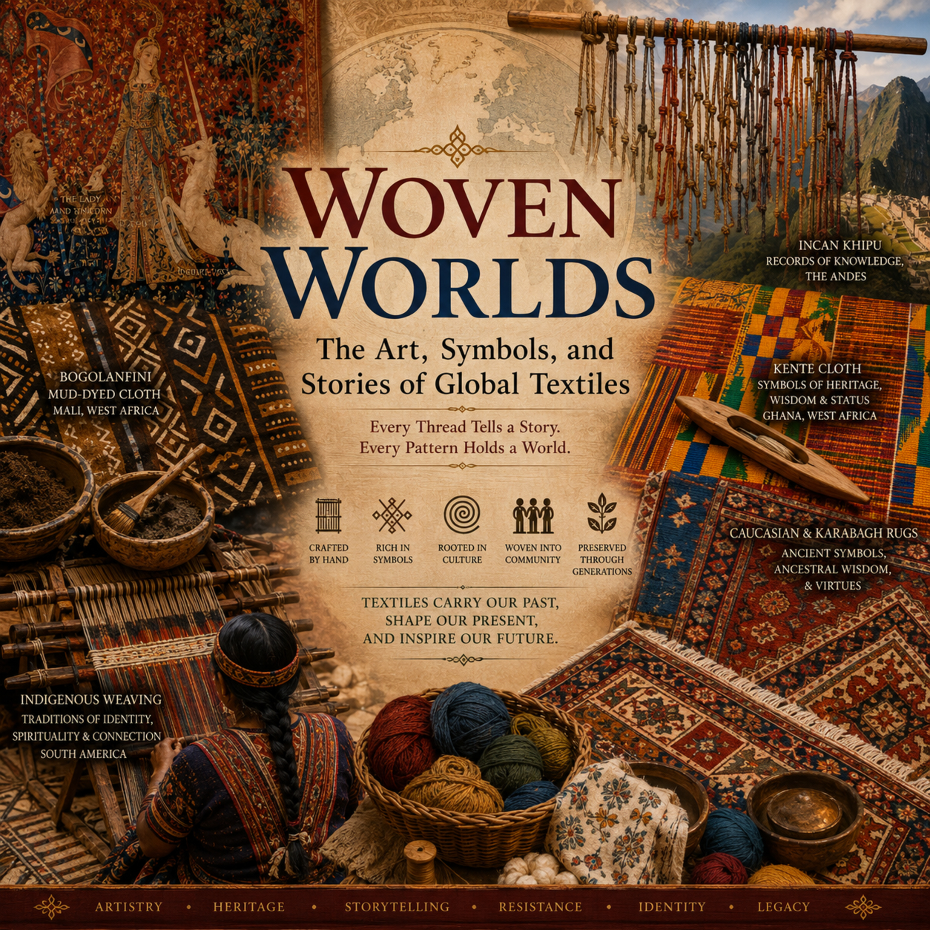 Woven Worlds The Art, Symbols, and Stories of Global Textiles episode artwork